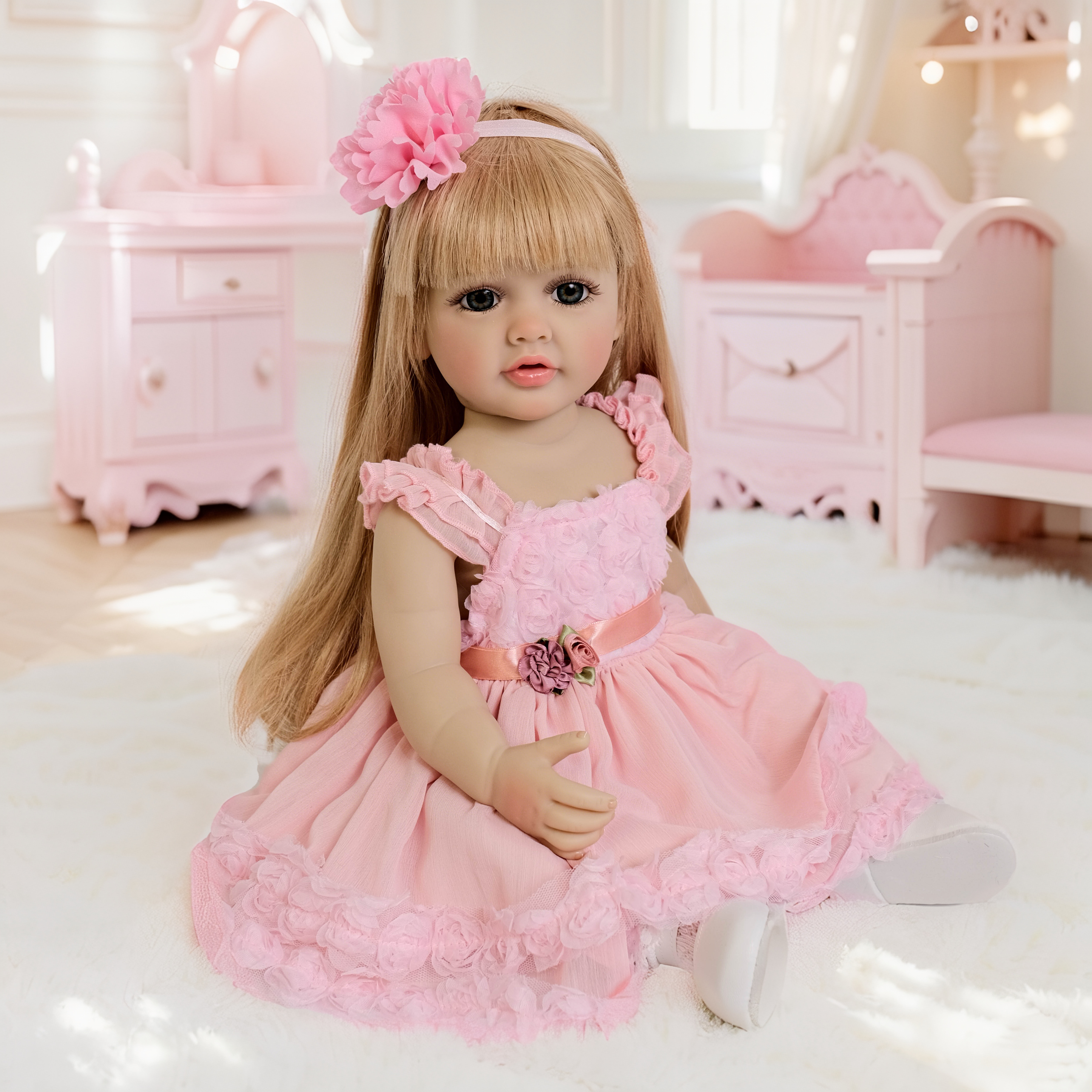 Bebé Reborn de Vinilo Serafina – 55 cm, con Sonido detail image 3