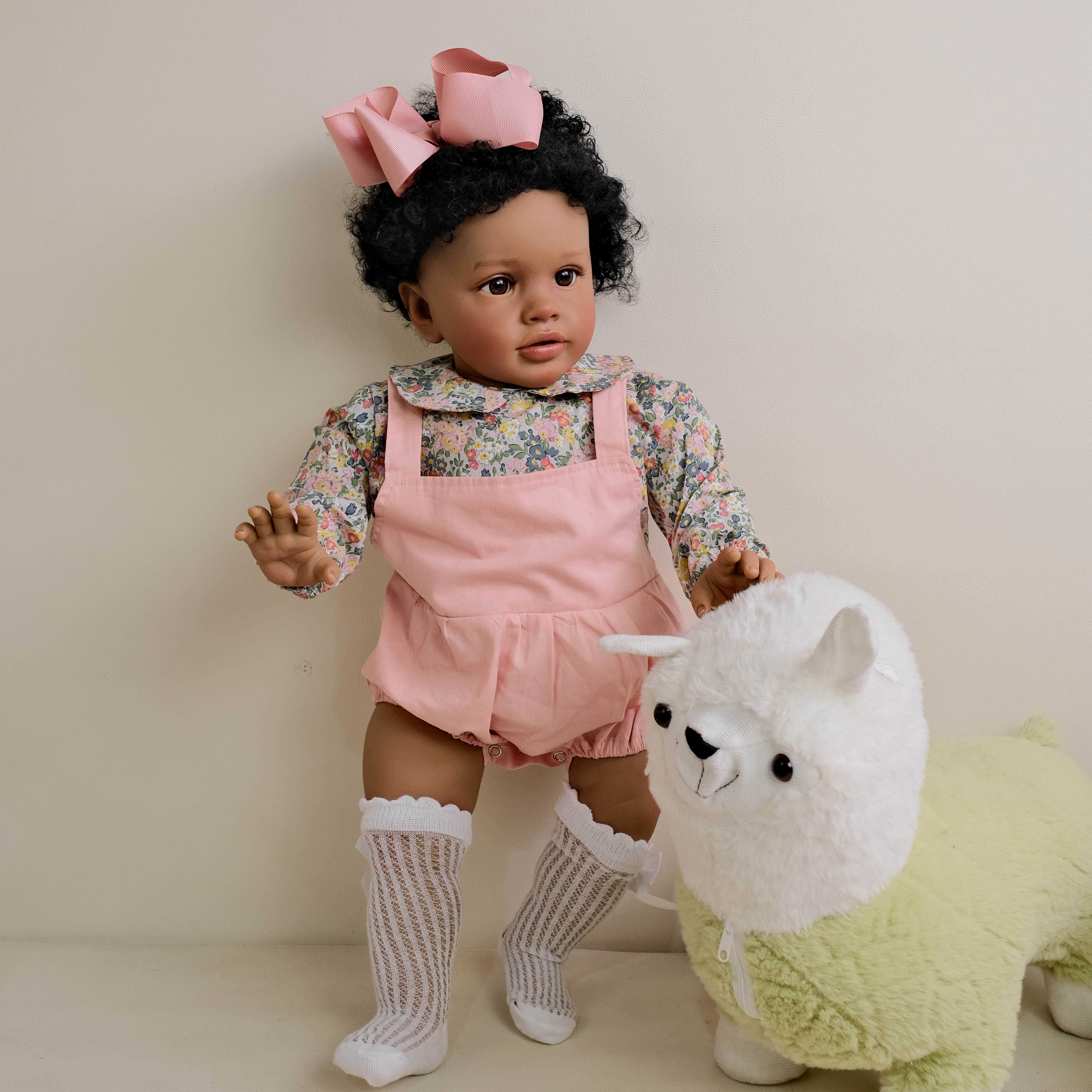 Almudena Reborn Bebek – 65 cm, Sesli detail image 10