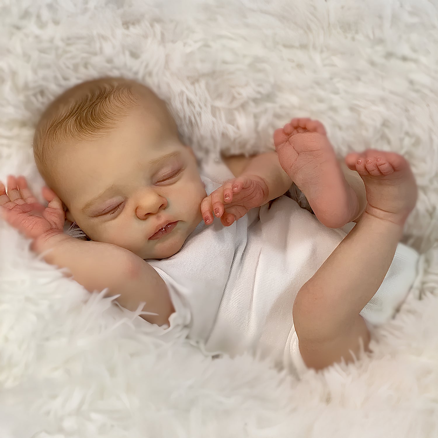Lalka Reborn Winylowa Basilio – 45 cm