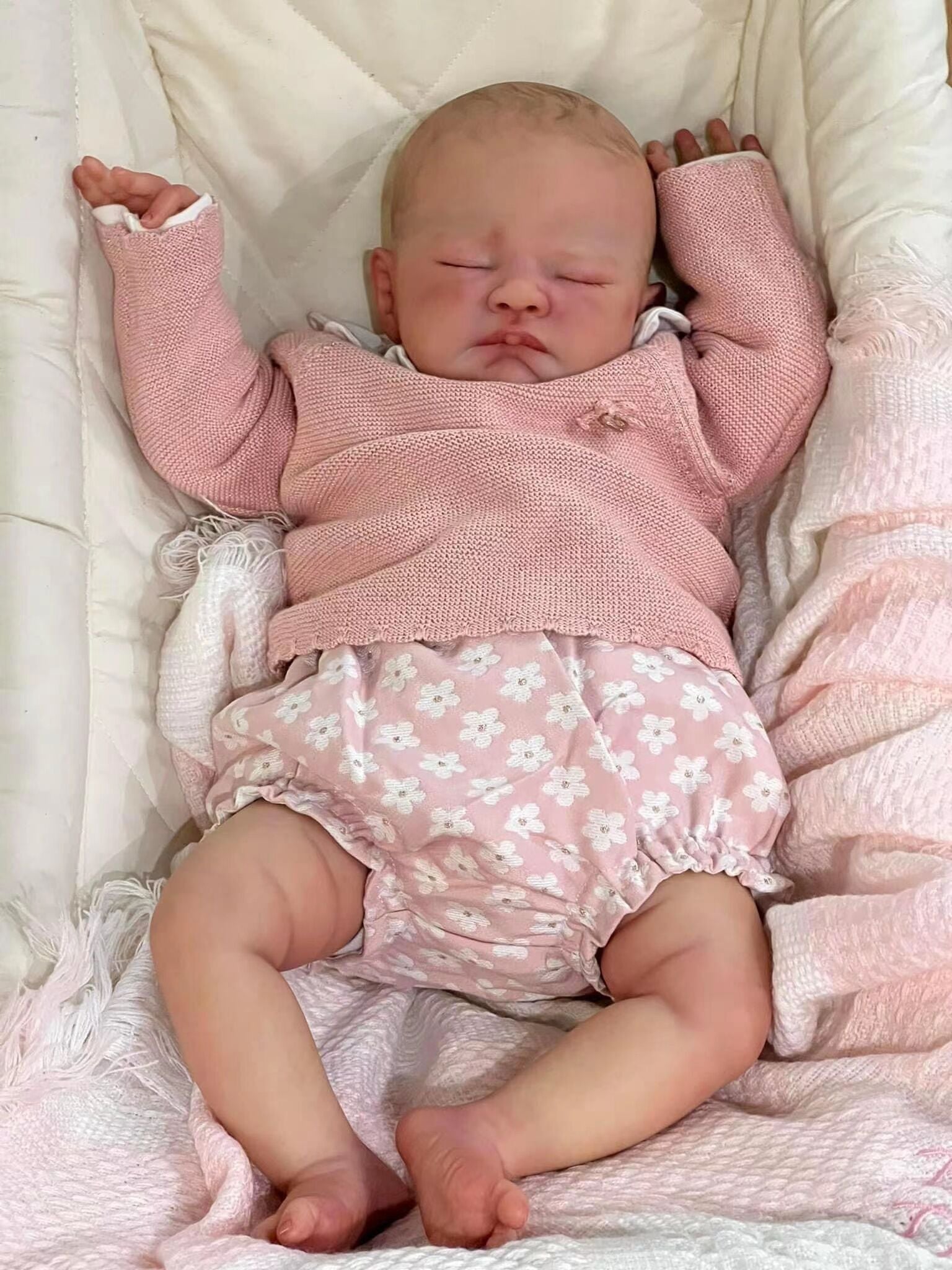 Reborn Bebek Victoria Silikon 48 cm Kız