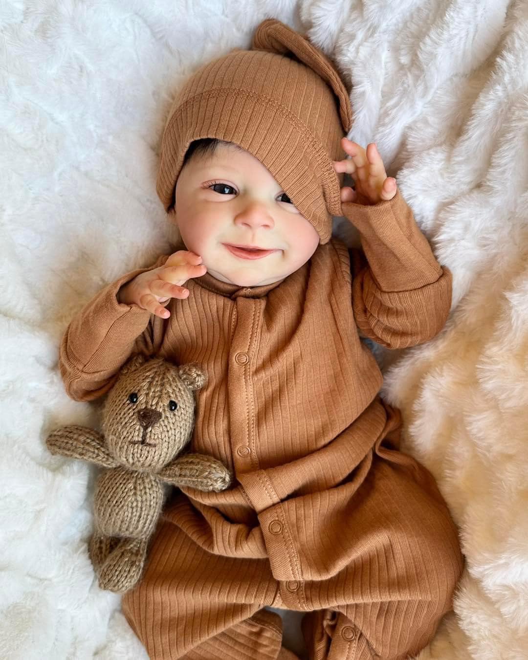 Bambola Reborn in Vinile Eulogia – 50 cm, con Suono