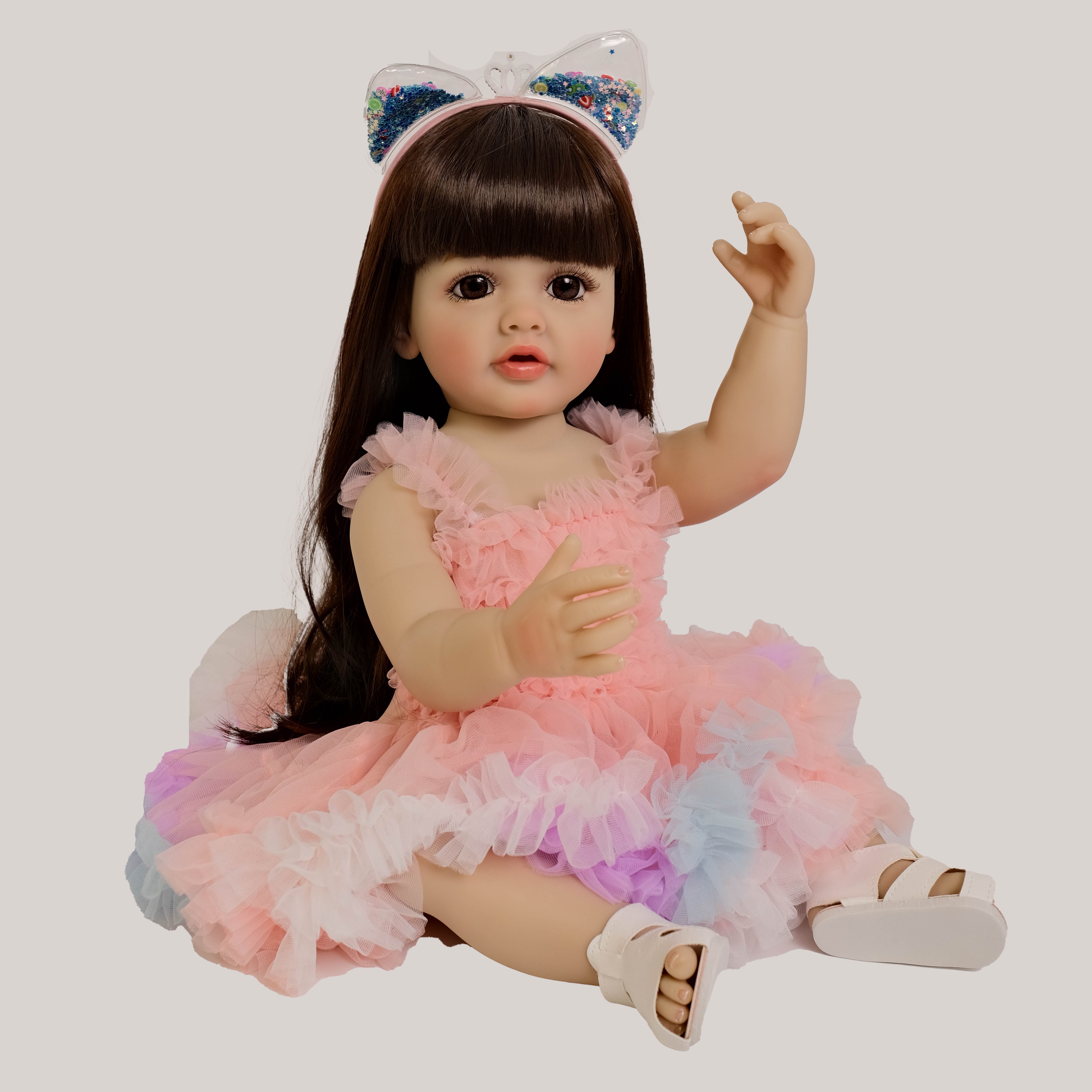 Bebé Reborn de Vinilo Mirta – 55 cm, con Sonido detail image 2
