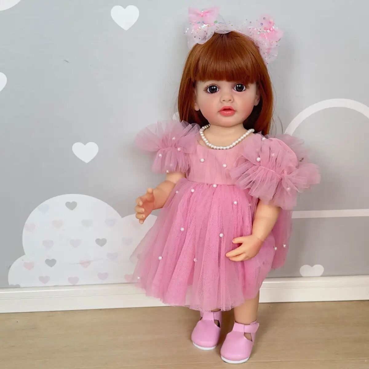 Bambola Reborn di Silicone Luisa – 55 cm, con Suono detail image 1