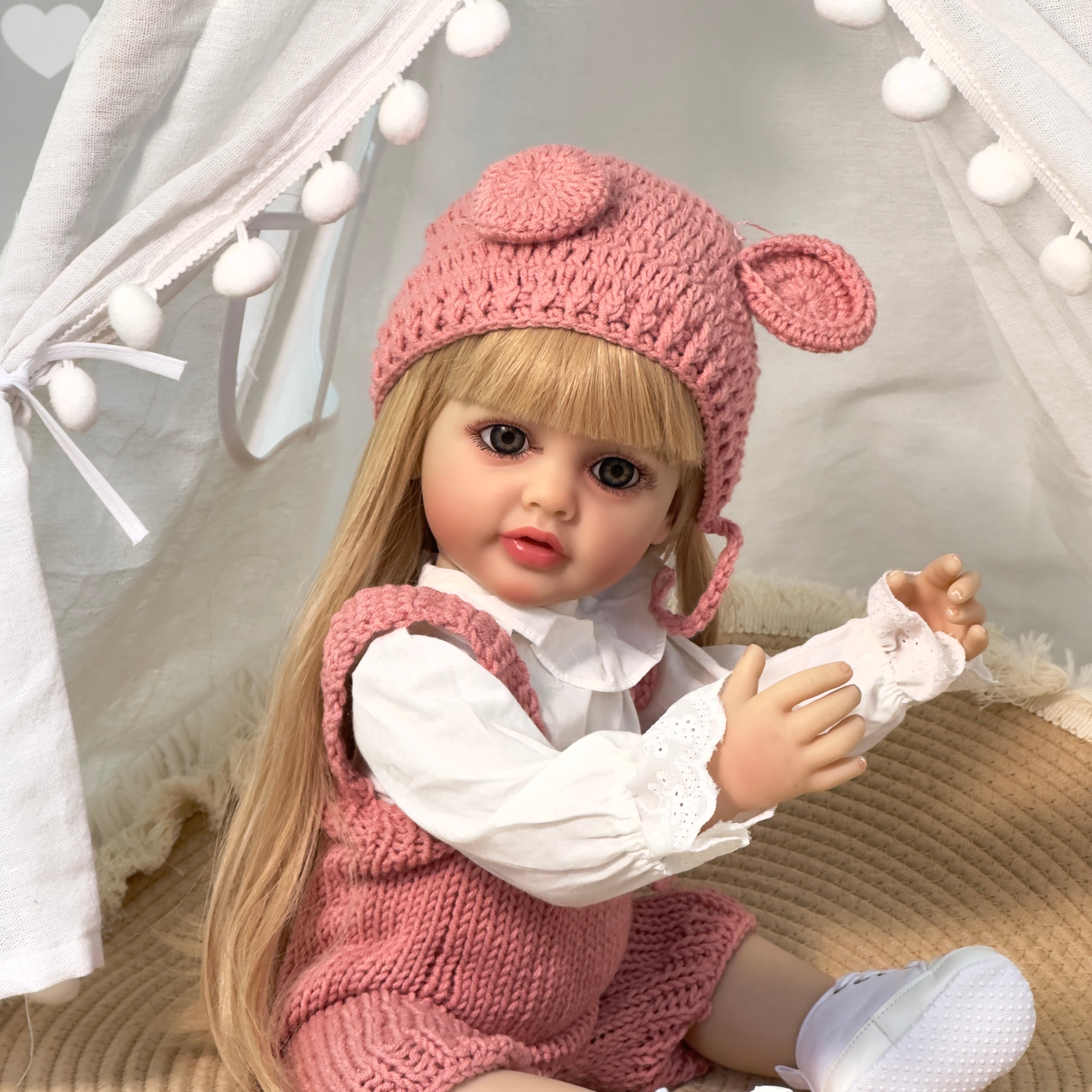Bambola Reborn in Silicone Completa Rosario – 55 cm, con Suono detail image 6