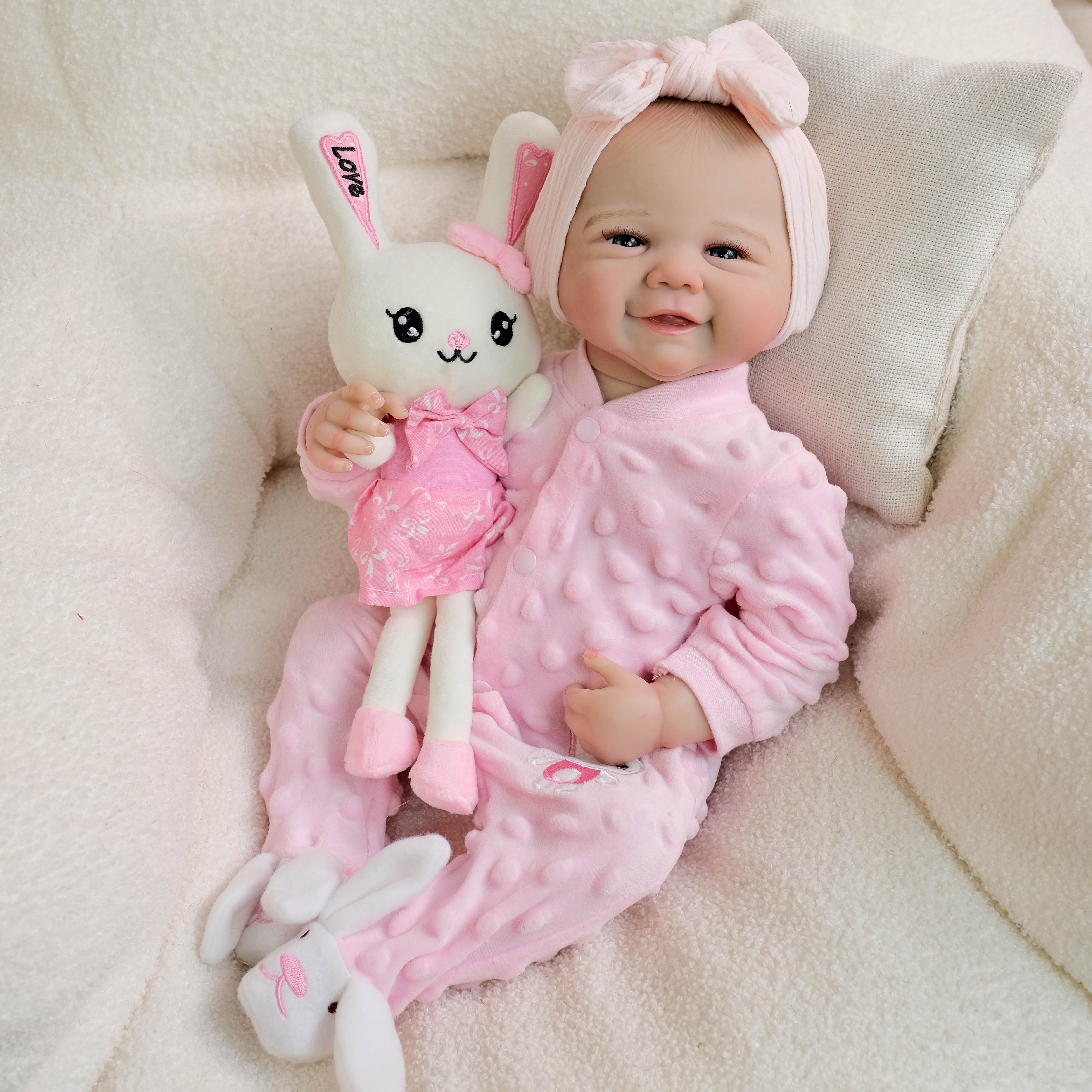 Lalka Reborn Winylowa Mónica – 48 cm