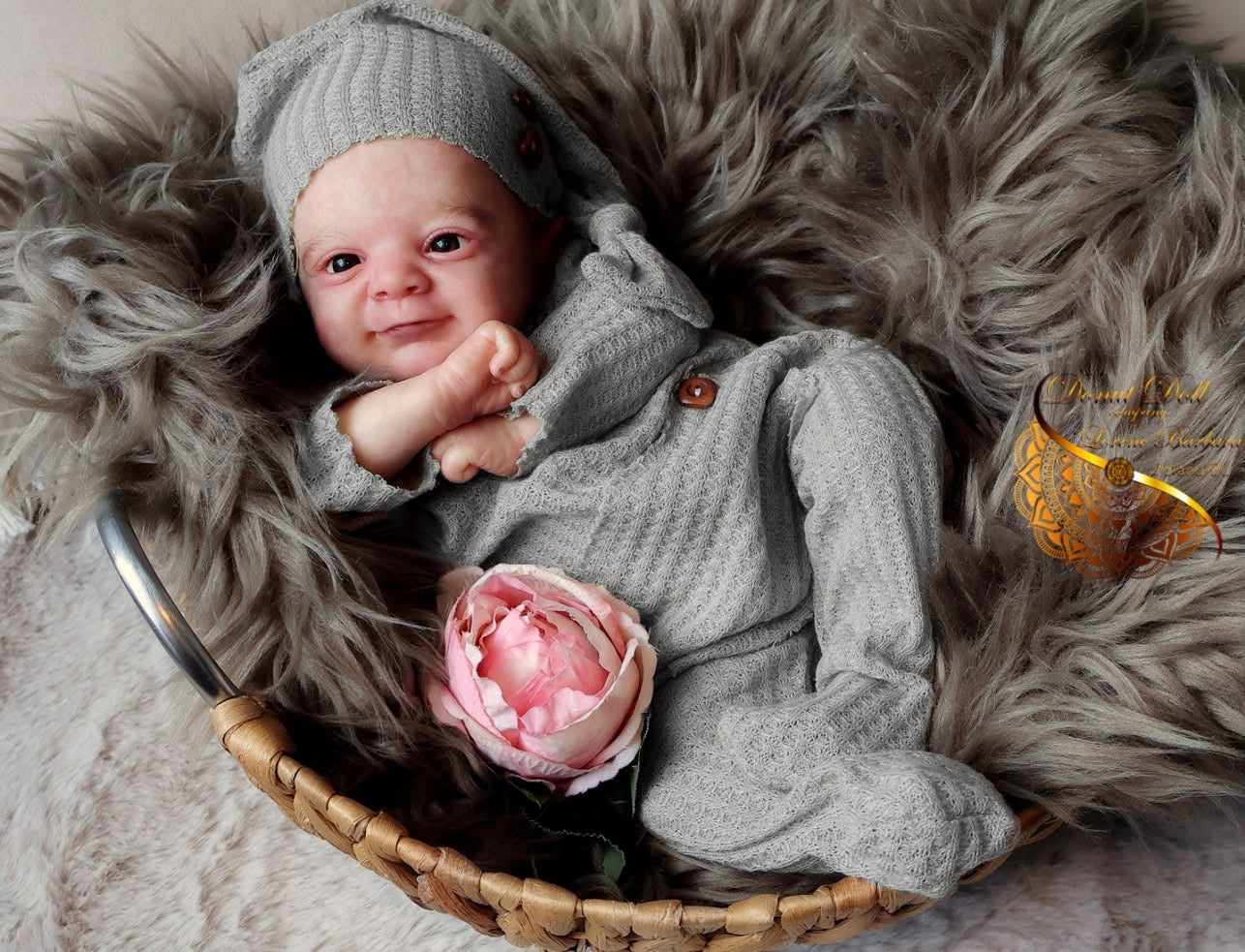 Lalka Reborn Winylowa Hodei – 45 cm, z Dźwiękiem detail image 4