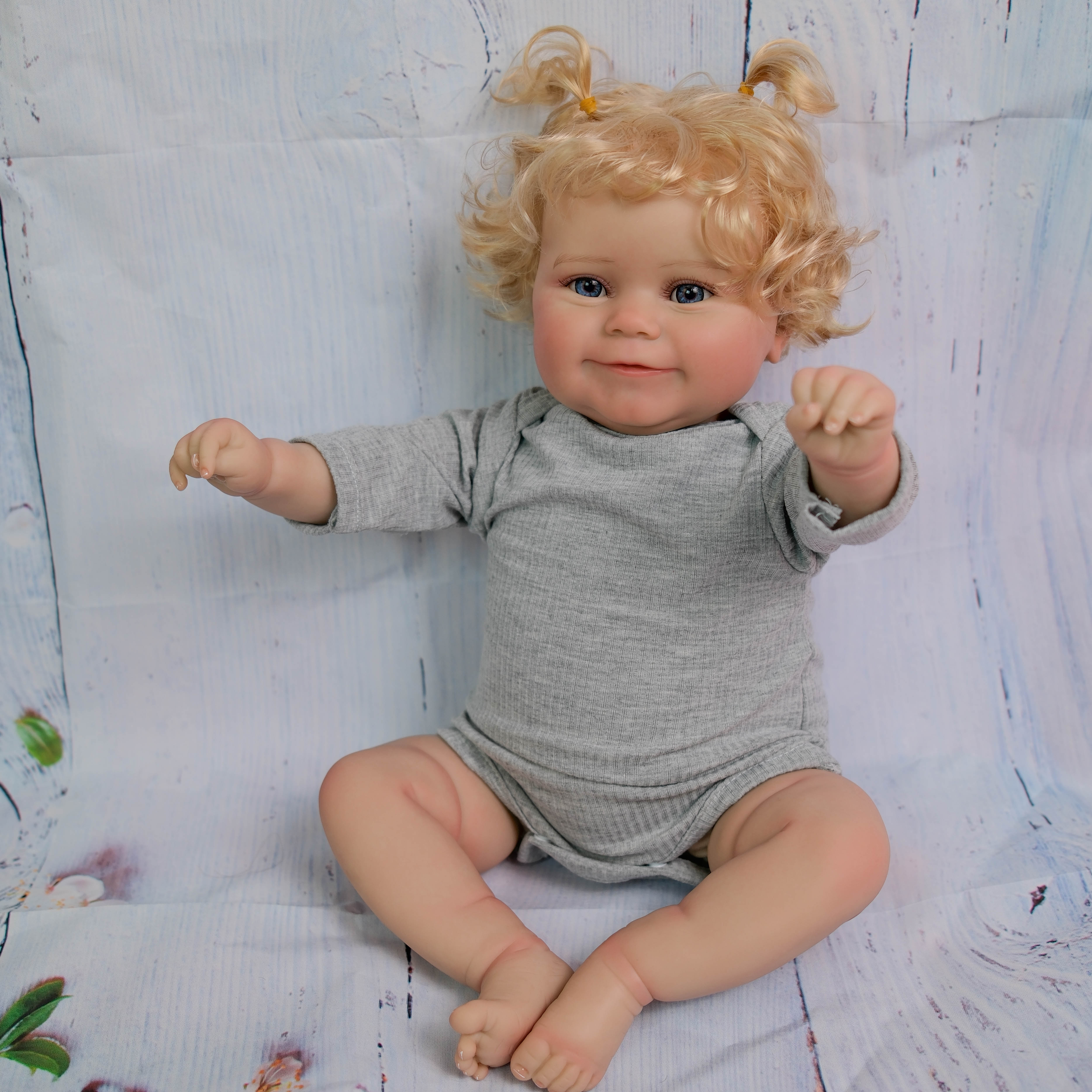 Lalka Reborn Winylowa Pedro – 50 cm, z Dźwiękiem i Wszczepionymi Włosami