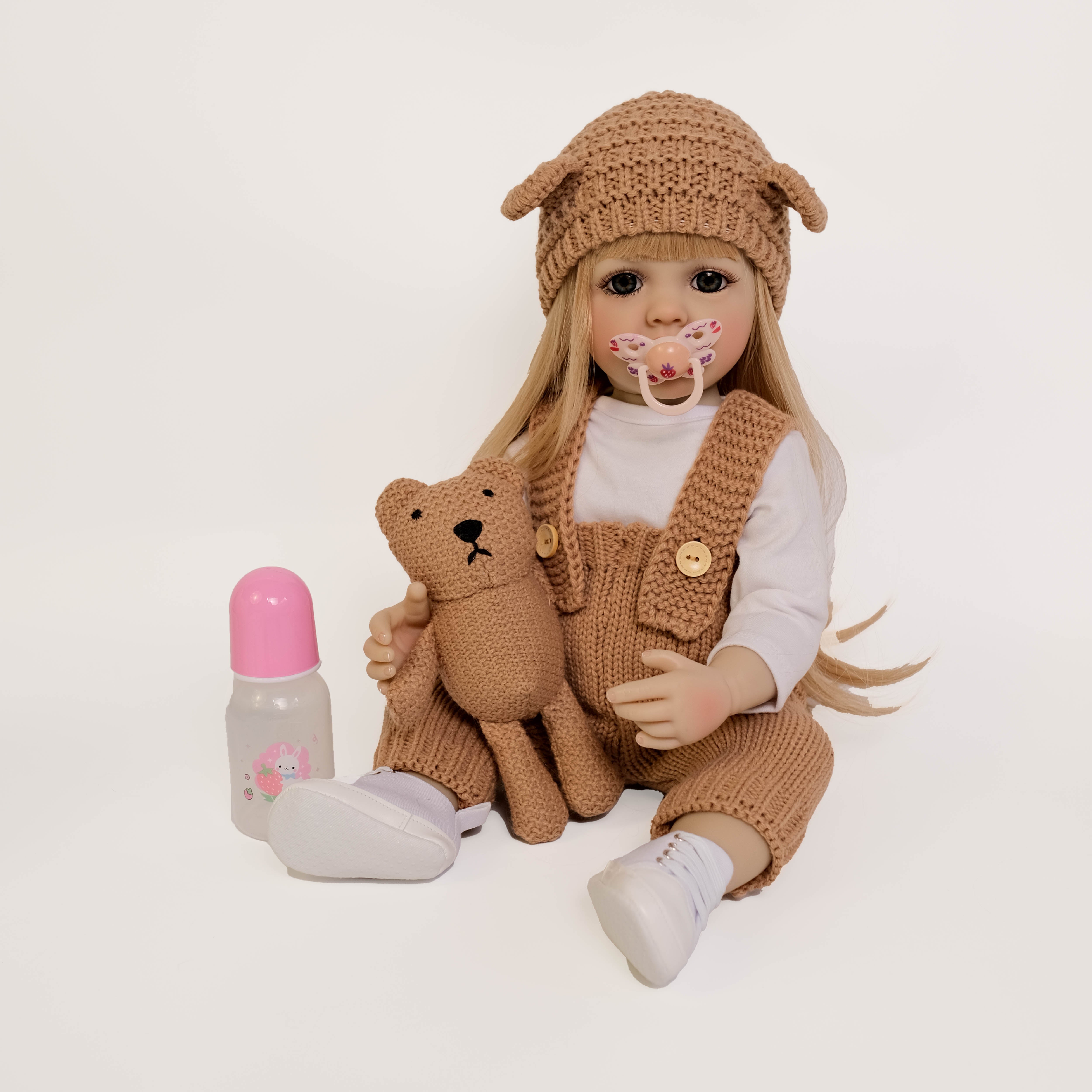 Bambola Reborn in Silicone Completa Rosario – 55 cm, con Suono detail image 7