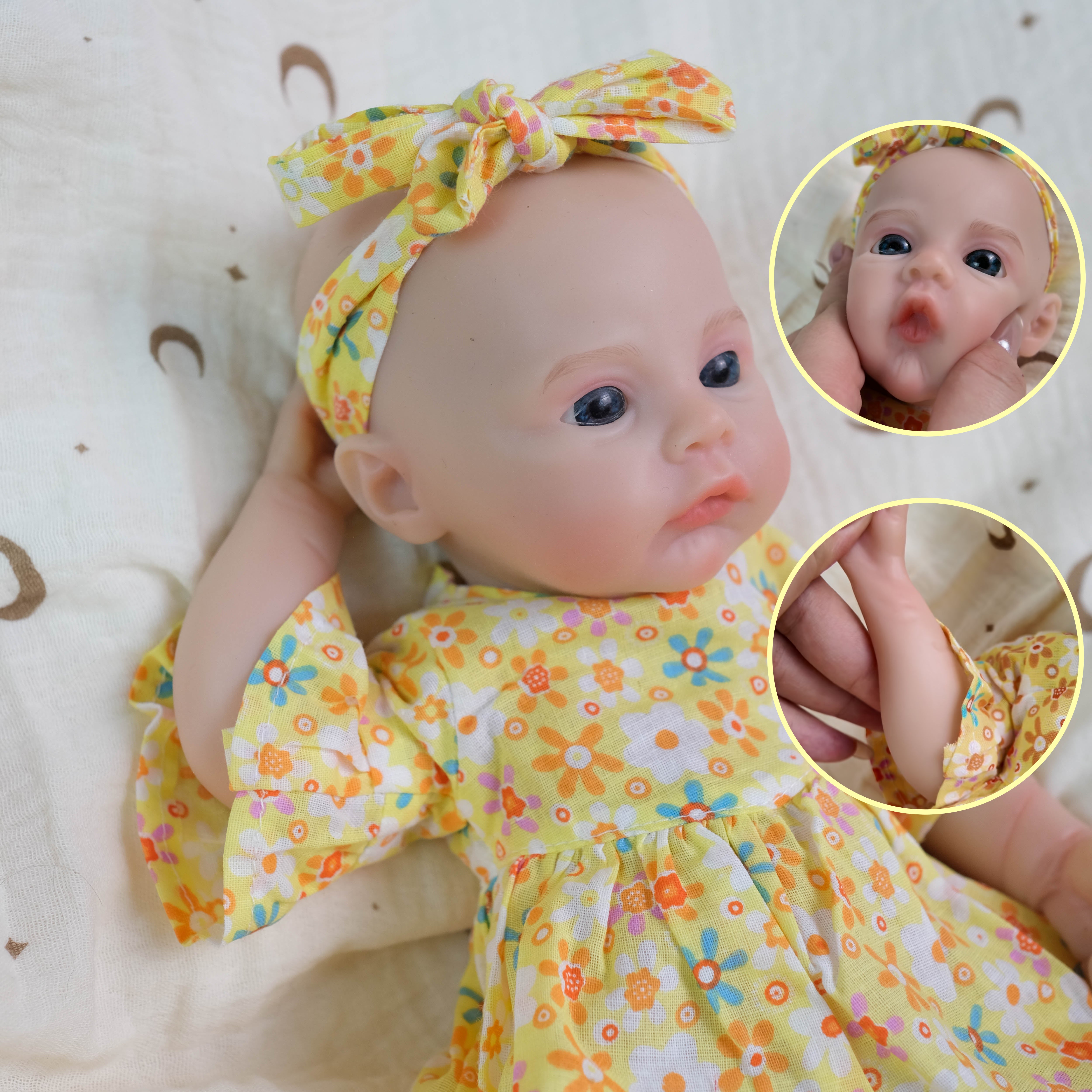 Bambola Reborn in Silicone Pieno Itziar – 30 cm, con Suono detail image 4