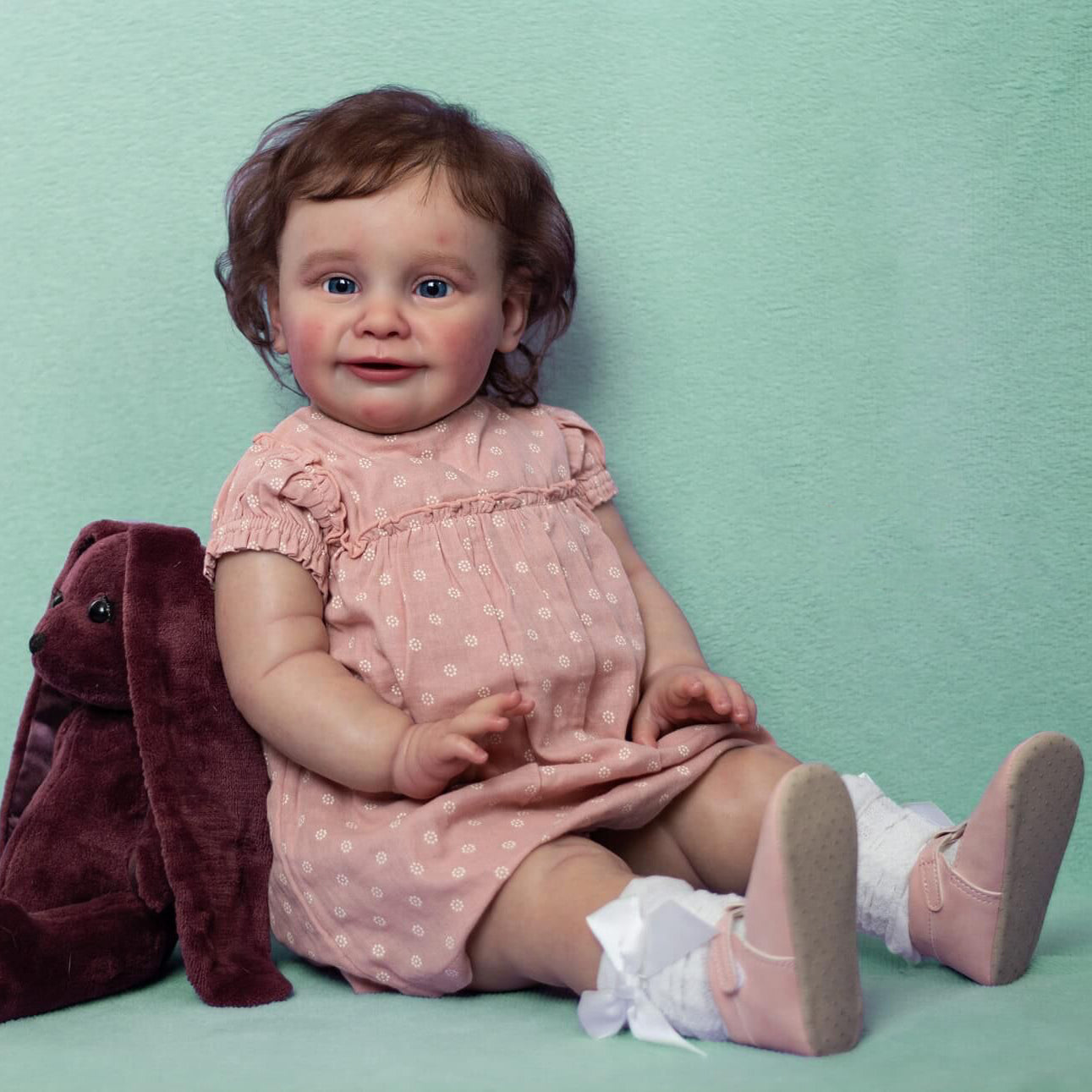 Lalka Reborn Winylowa Alina – 60 cm, z Dźwiękiem
