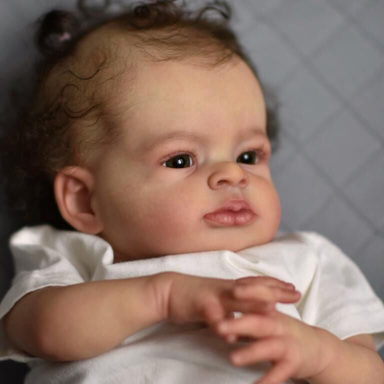 Bébé Reborn en Silicone Dinora – 50 cm, avec Son detail image 2