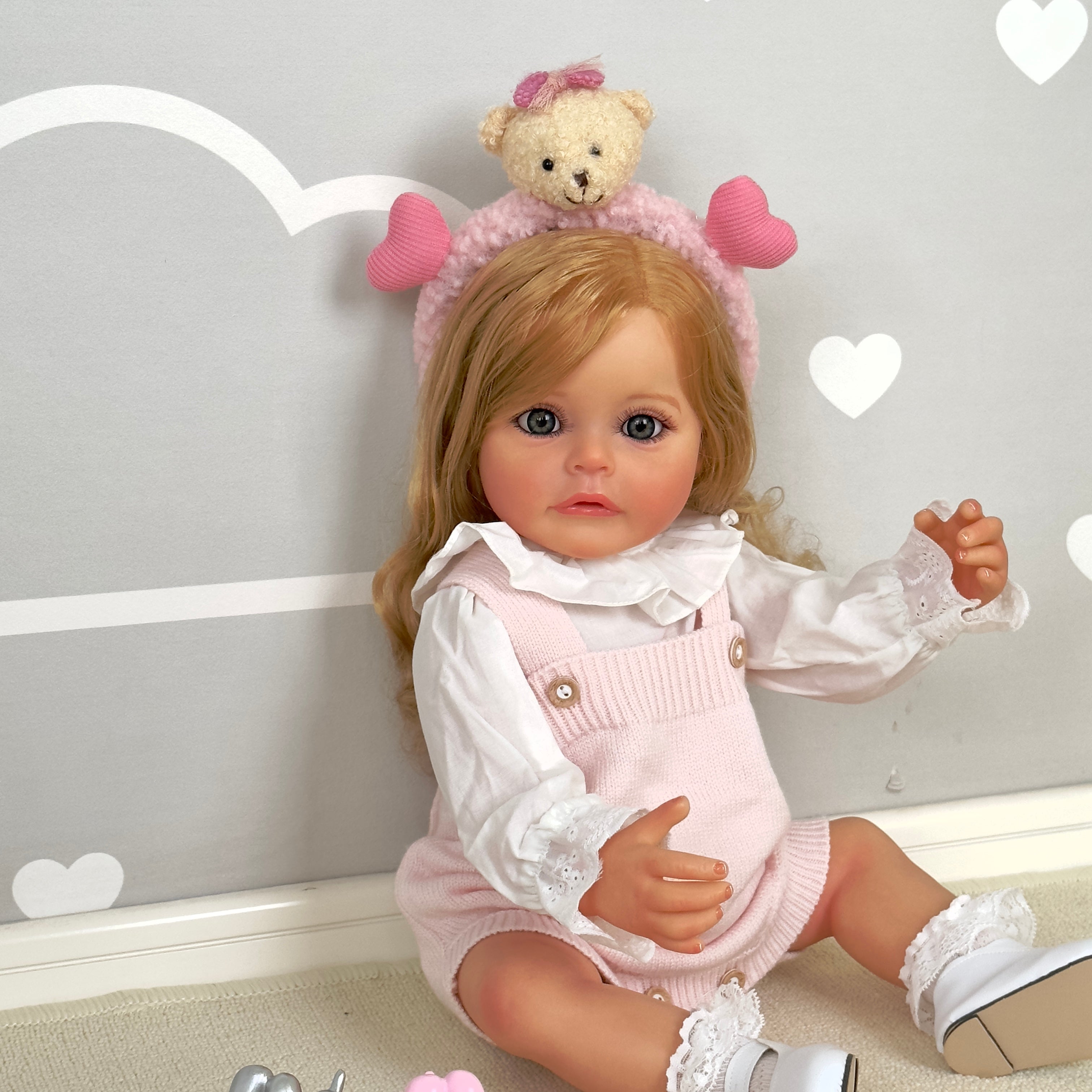 Bambola Reborn Samanta in Silicone Pieno – 55 cm, con Suono detail image 2