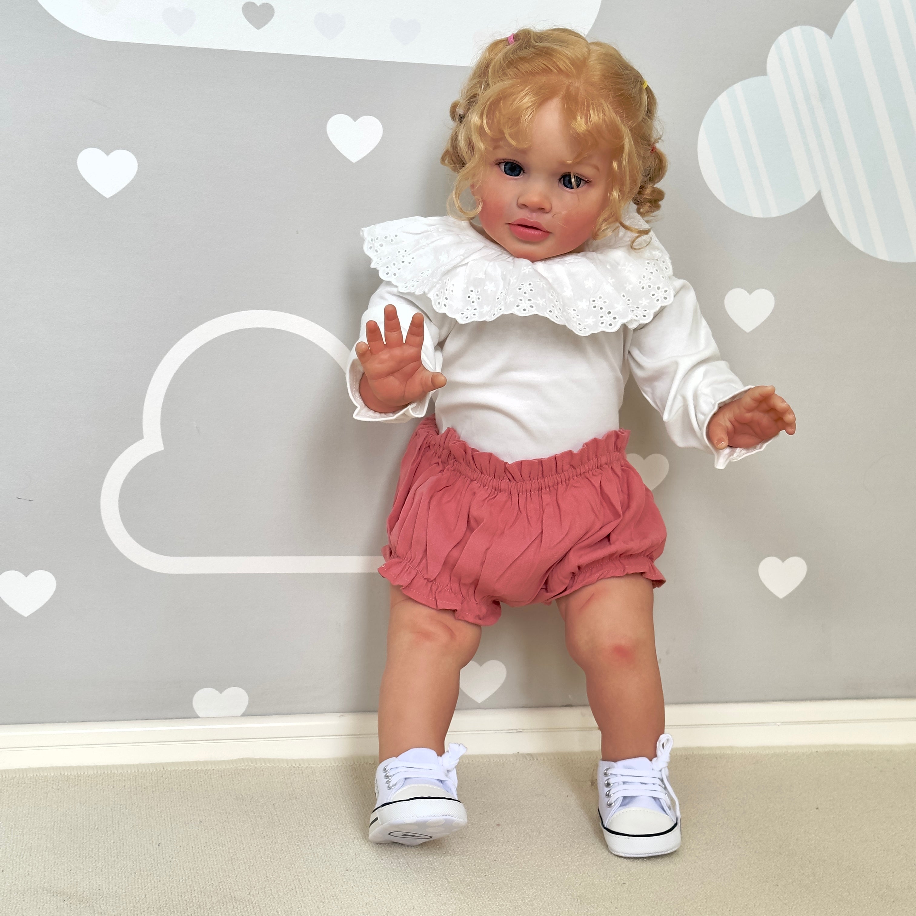 Bébé Reborn en Silicone Camelia – 65 cm, avec Son detail image 1
