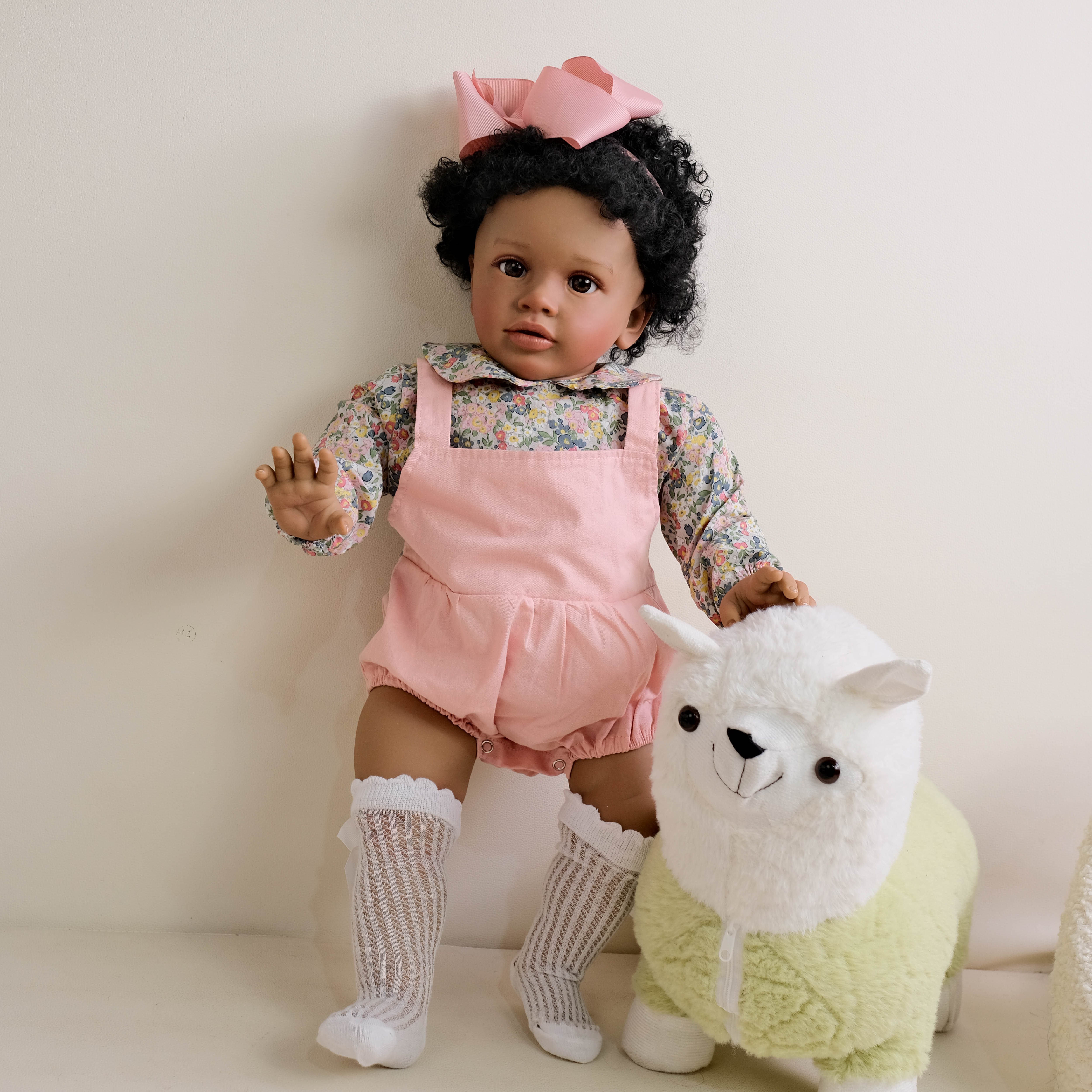 Almudena Reborn Bebek – 65 cm, Sesli detail image 9