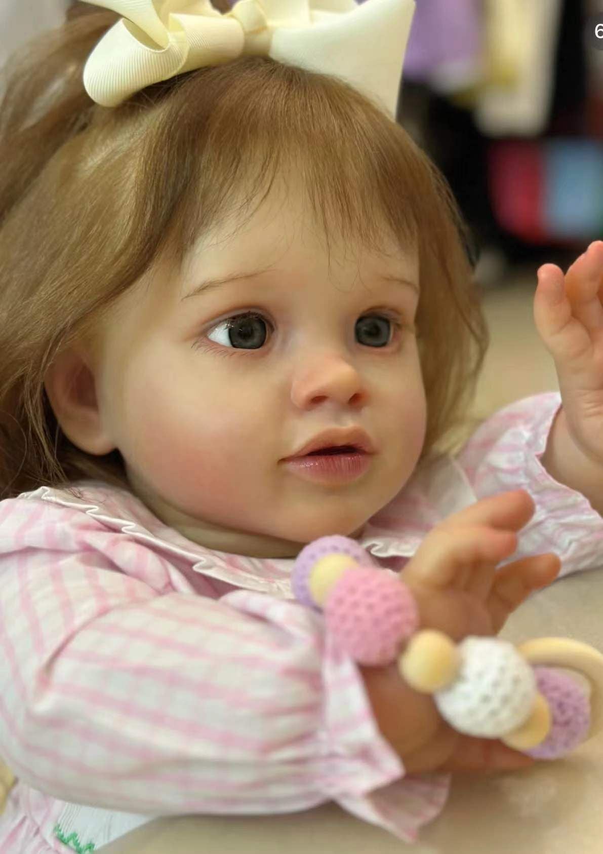 Bébé Reborn en Silicone Catarina – 65 cm, avec Son detail image 3