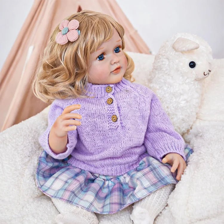Conjunto de punto y falda para muñeca detail image 1