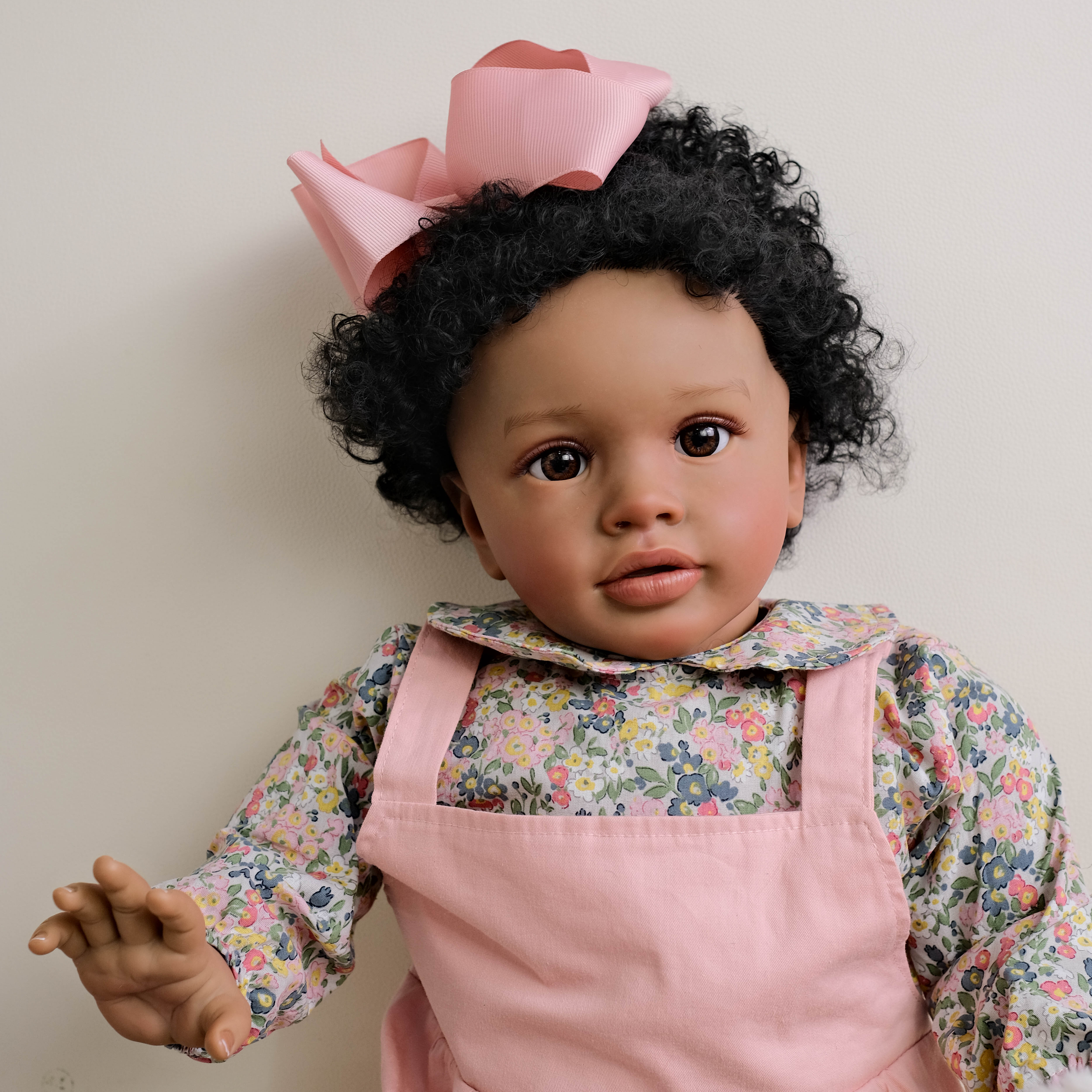 Almudena Reborn Bebek – 65 cm, Sesli detail image 7