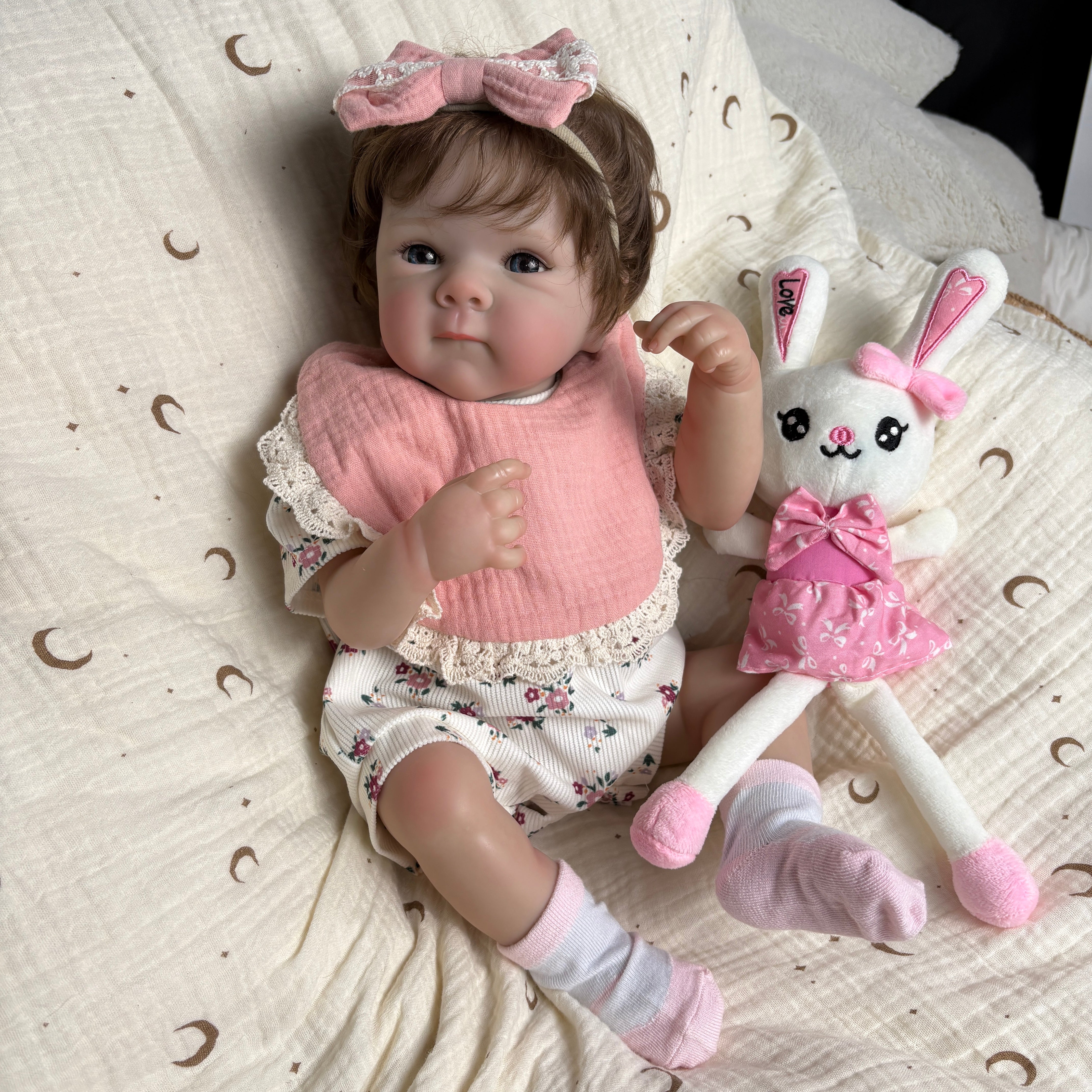 Lalka Reborn Silikonowa Gemma – 45 cm