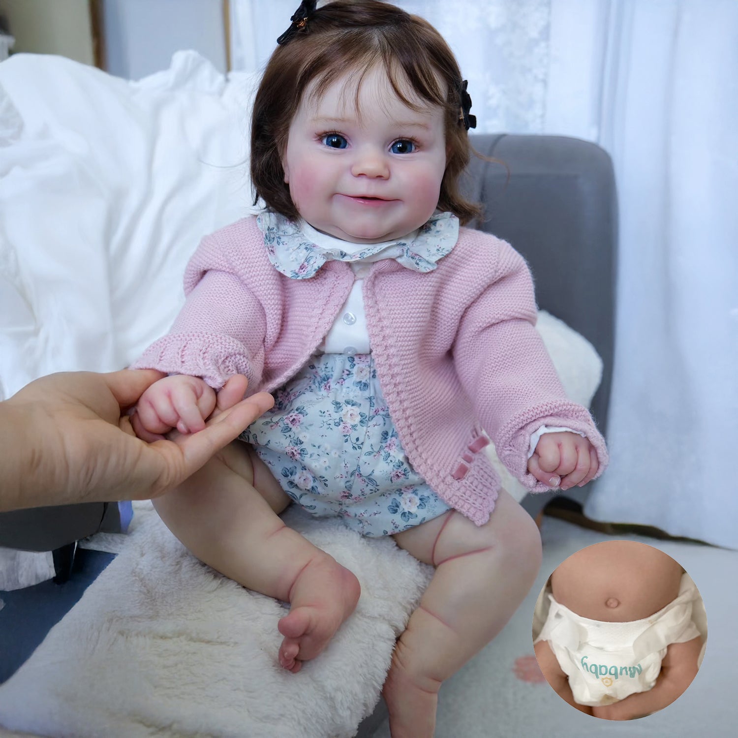 Bambola Reborn in Silicone Teresa – 50 cm