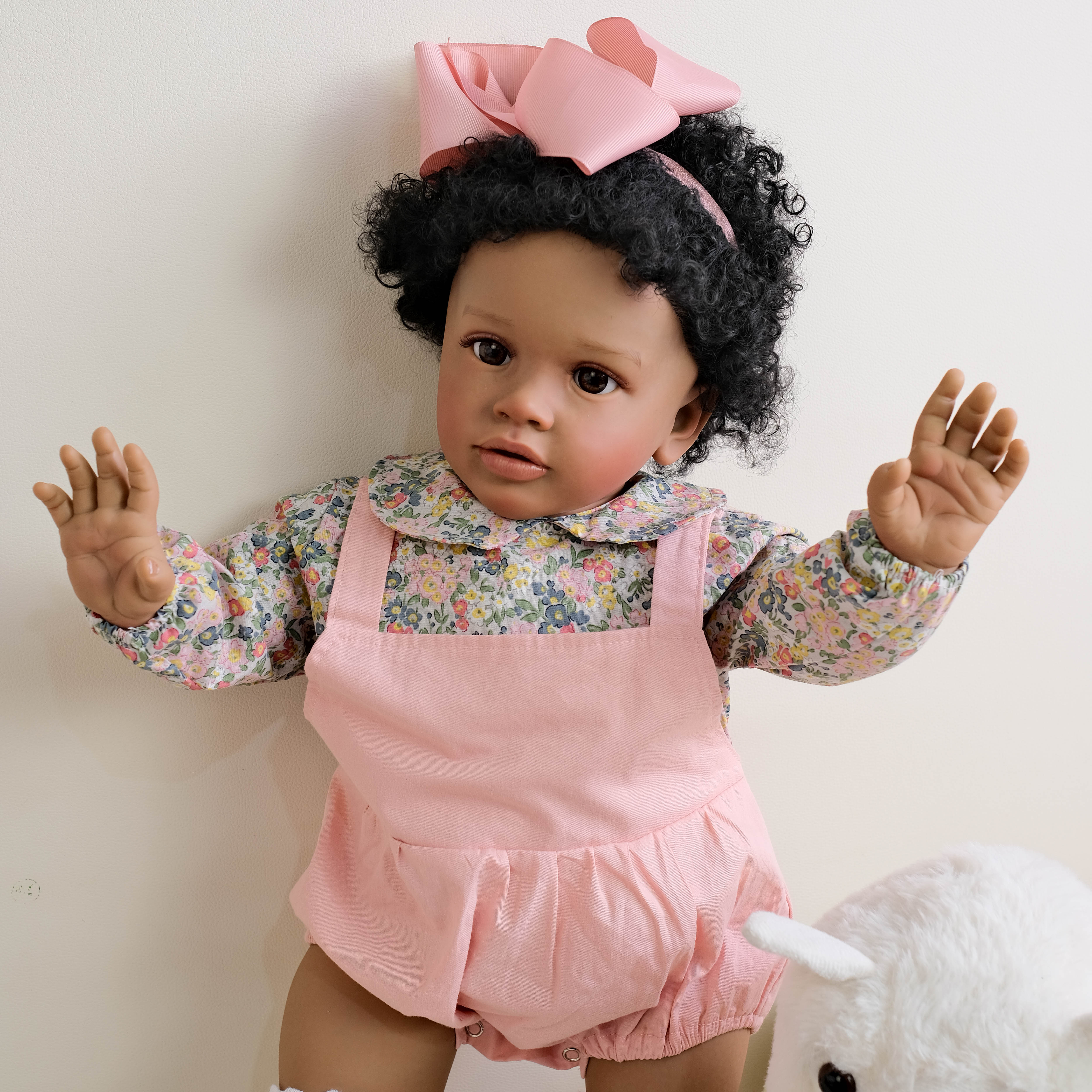 Almudena Reborn Bebek – 65 cm, Sesli detail image 6
