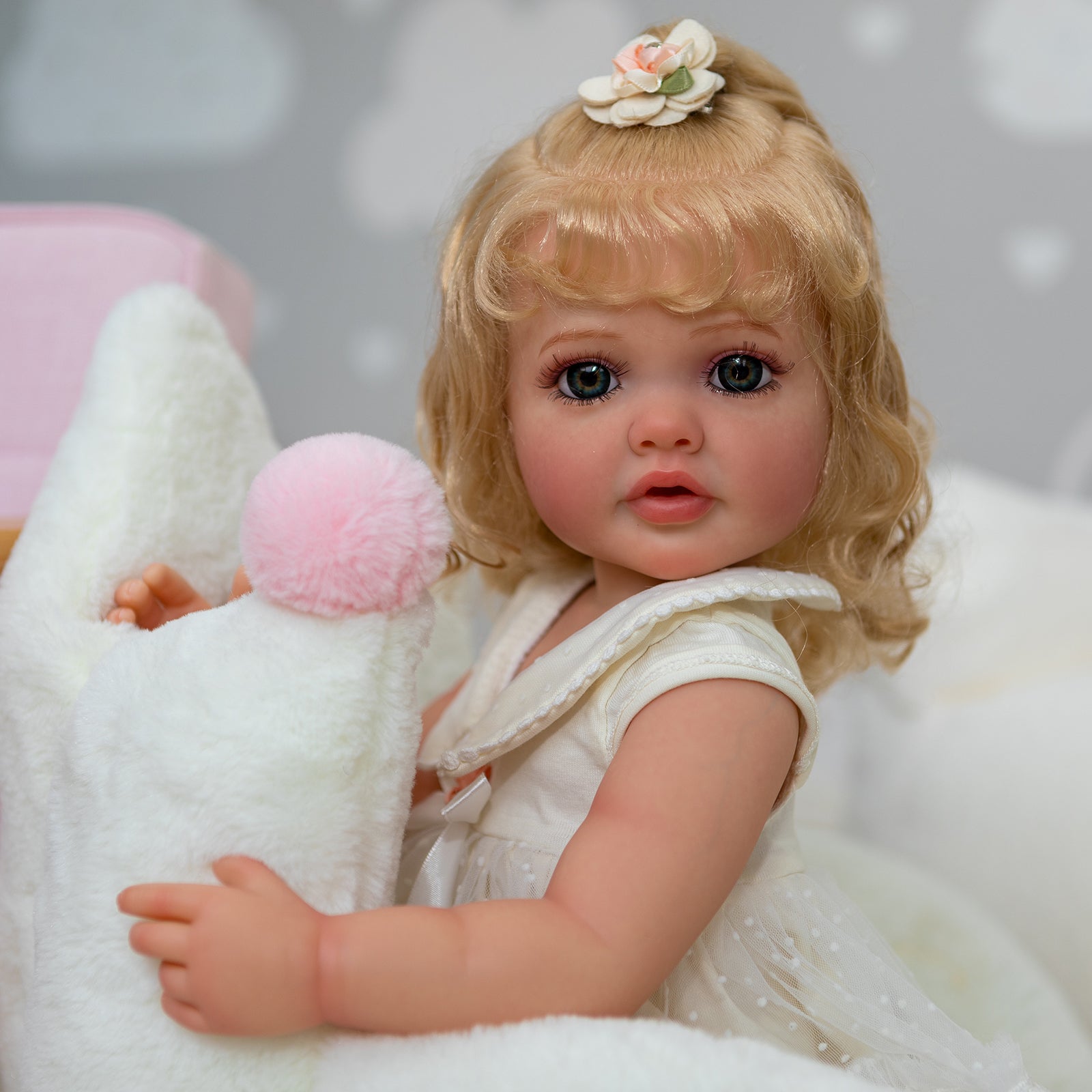 Bebé Reborn de Silicona Estefanía – 55 cm, con Sonido detail image 4