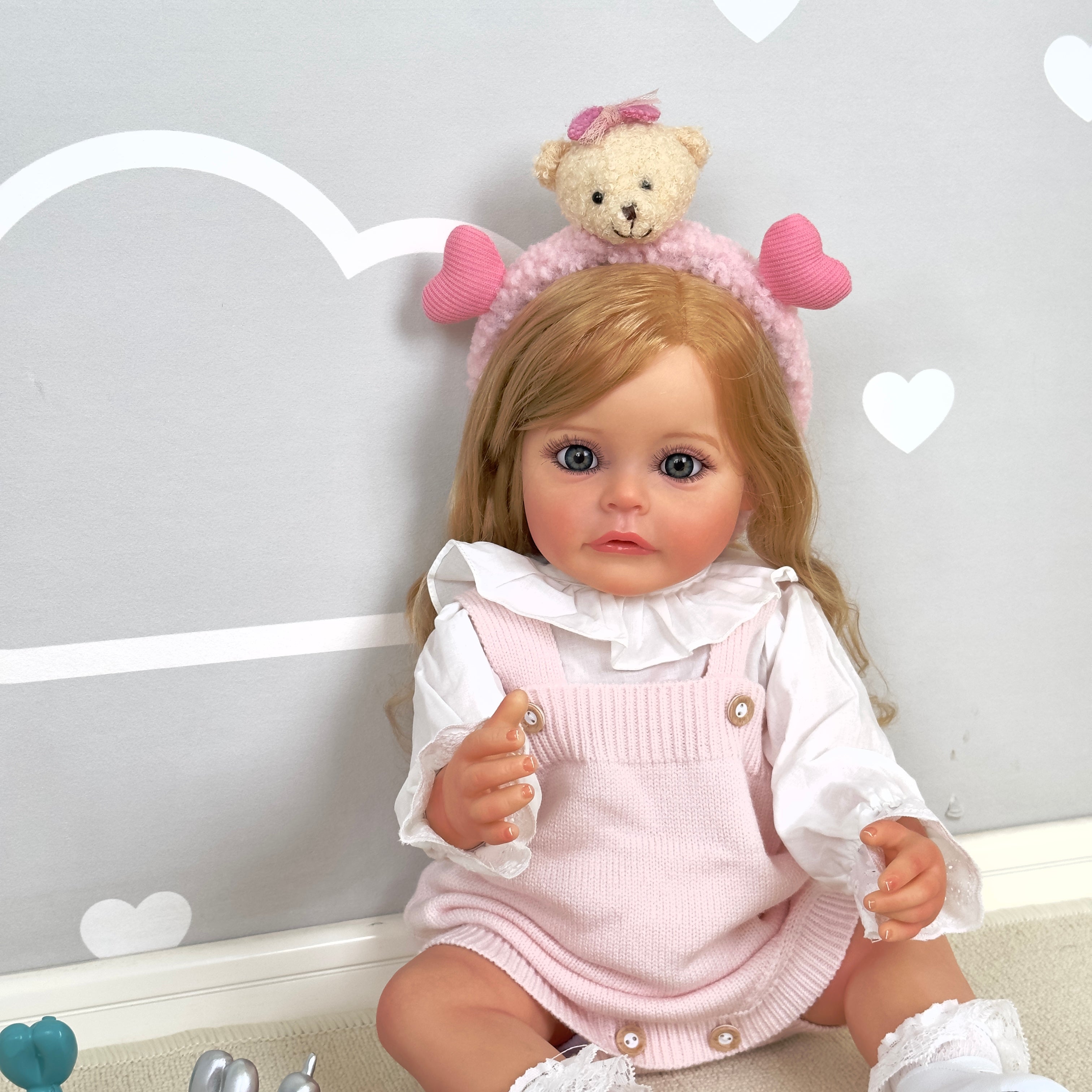 Bambola Reborn Samanta in Silicone Pieno – 55 cm, con Suono detail image 3
