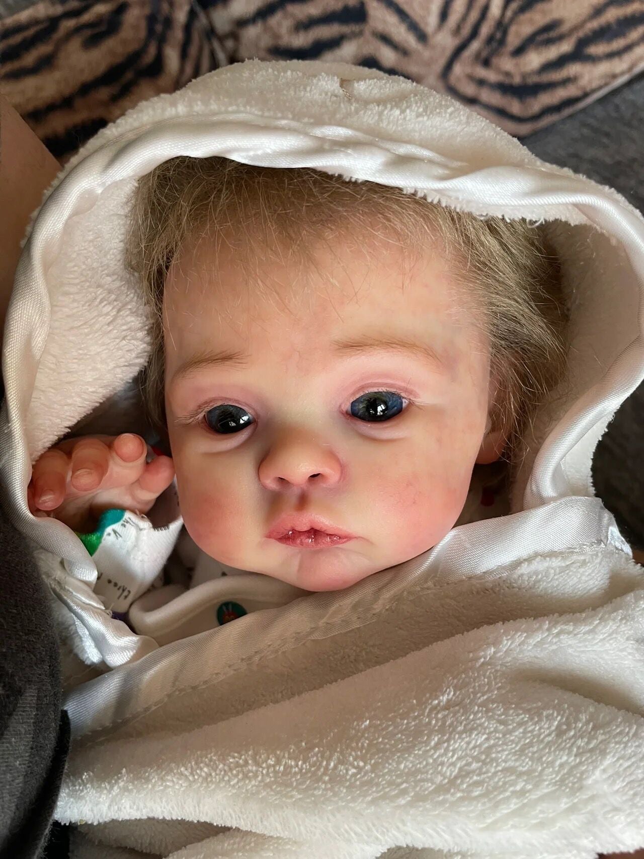 Bébé Reborn en Vinyle Argentine – 48 cm, avec Son