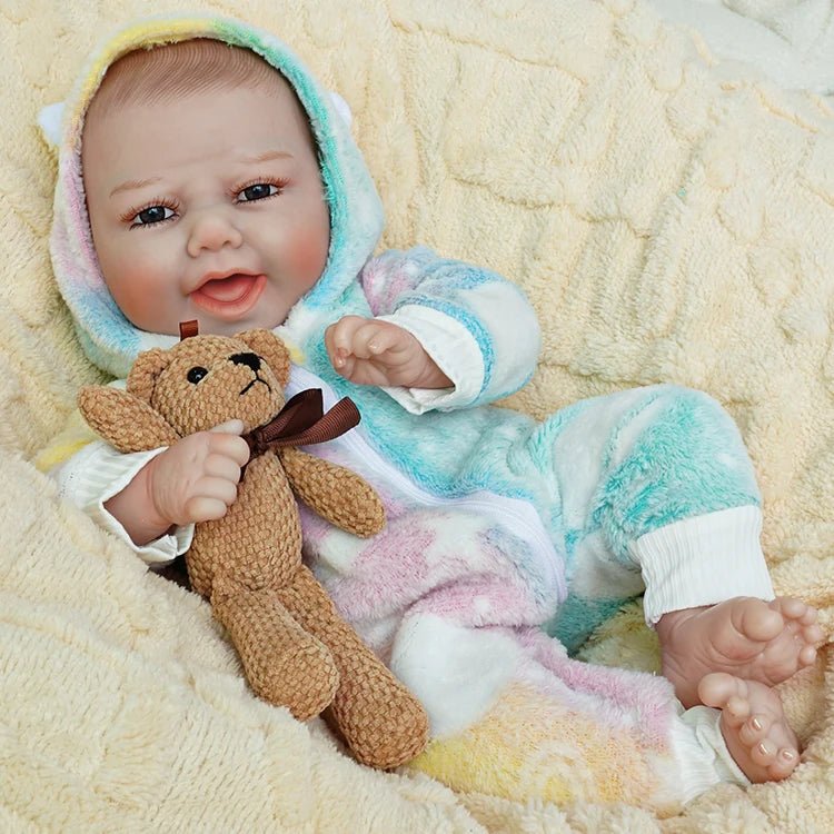 Bebé Reborn de Silicona Leire – 45 cm, con Sonido