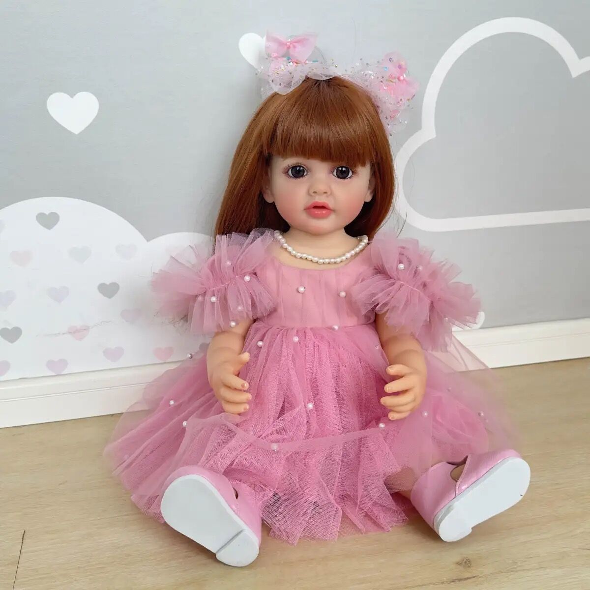 Bambola Reborn di Silicone Luisa – 55 cm, con Suono detail image 2