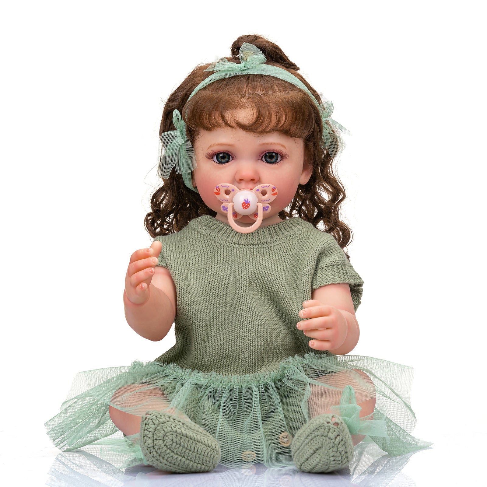 Bebé Reborn de Silicona Flavia – 55 cm, con Sonido detail image 3