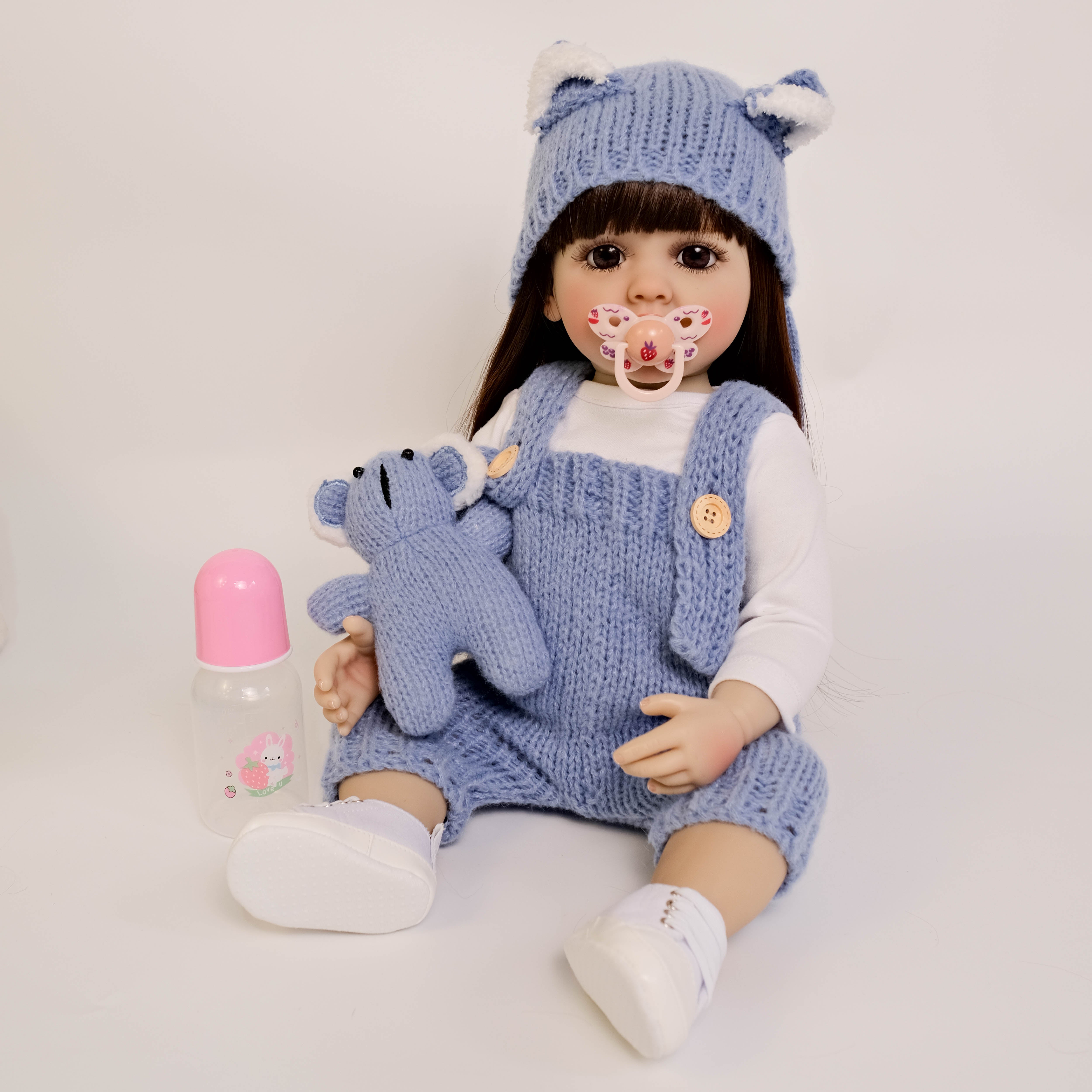 Bambola Reborn in Silicone Completa Rosario – 55 cm, con Suono detail image 2
