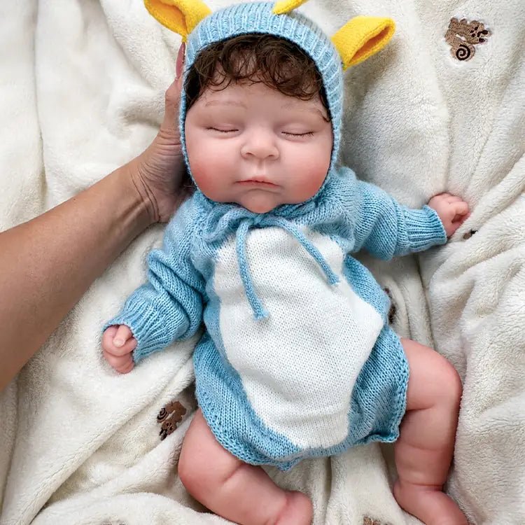 Bebé Reborn de Silicona Completa Emma – 45 o 50 cm, Pelo Implantado