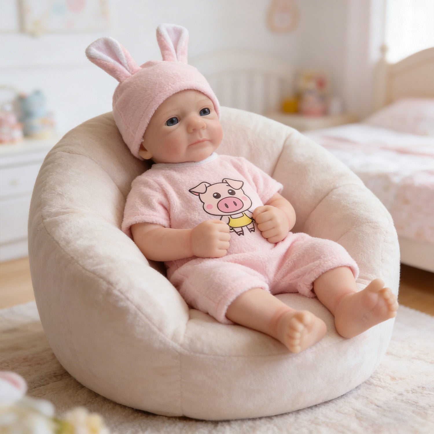Bambola Reborn in Silicone Completa Esperanza – 30 cm detail image 4