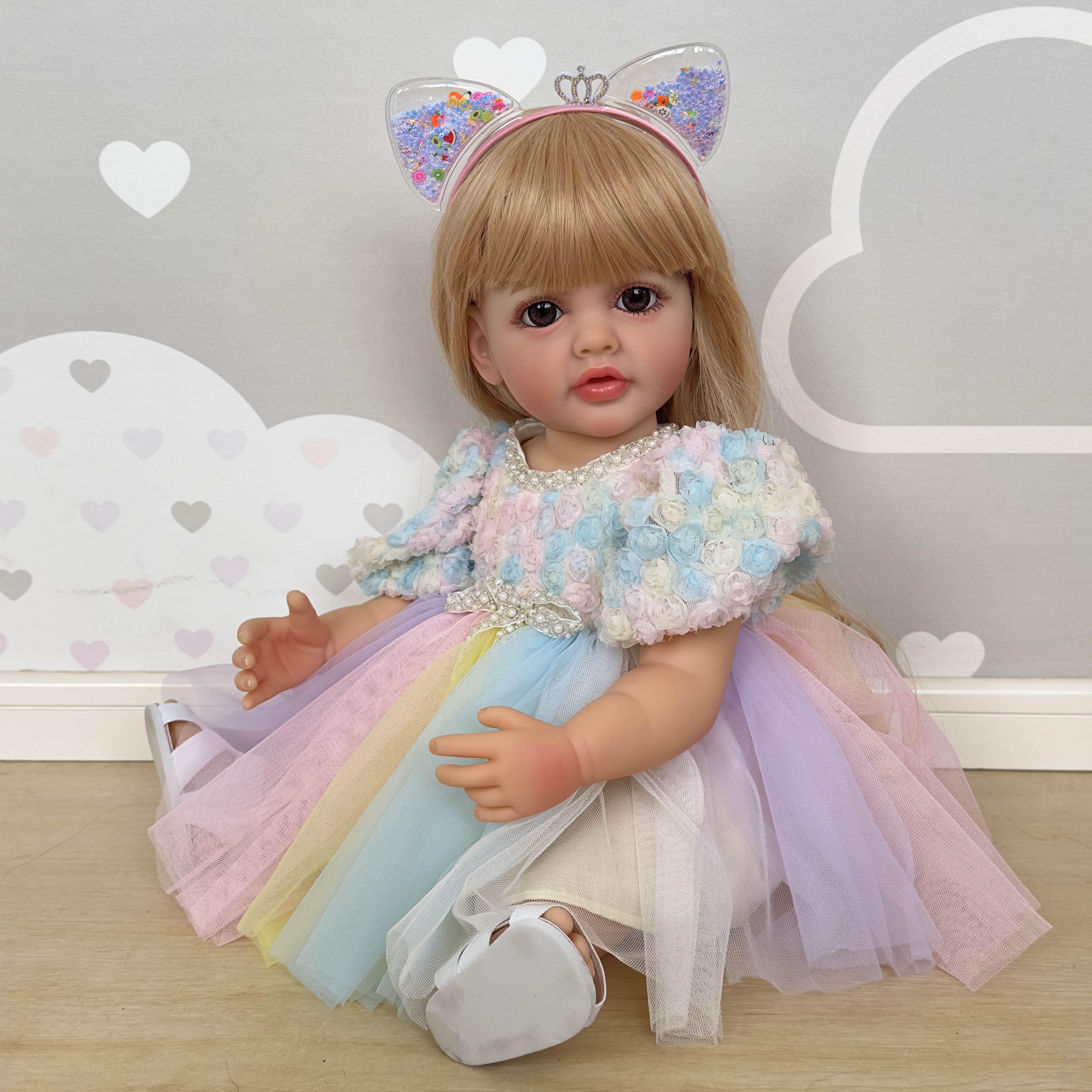 Bebé Reborn de Silicona Completa Vilma – 55 cm, con Sonido detail image 1