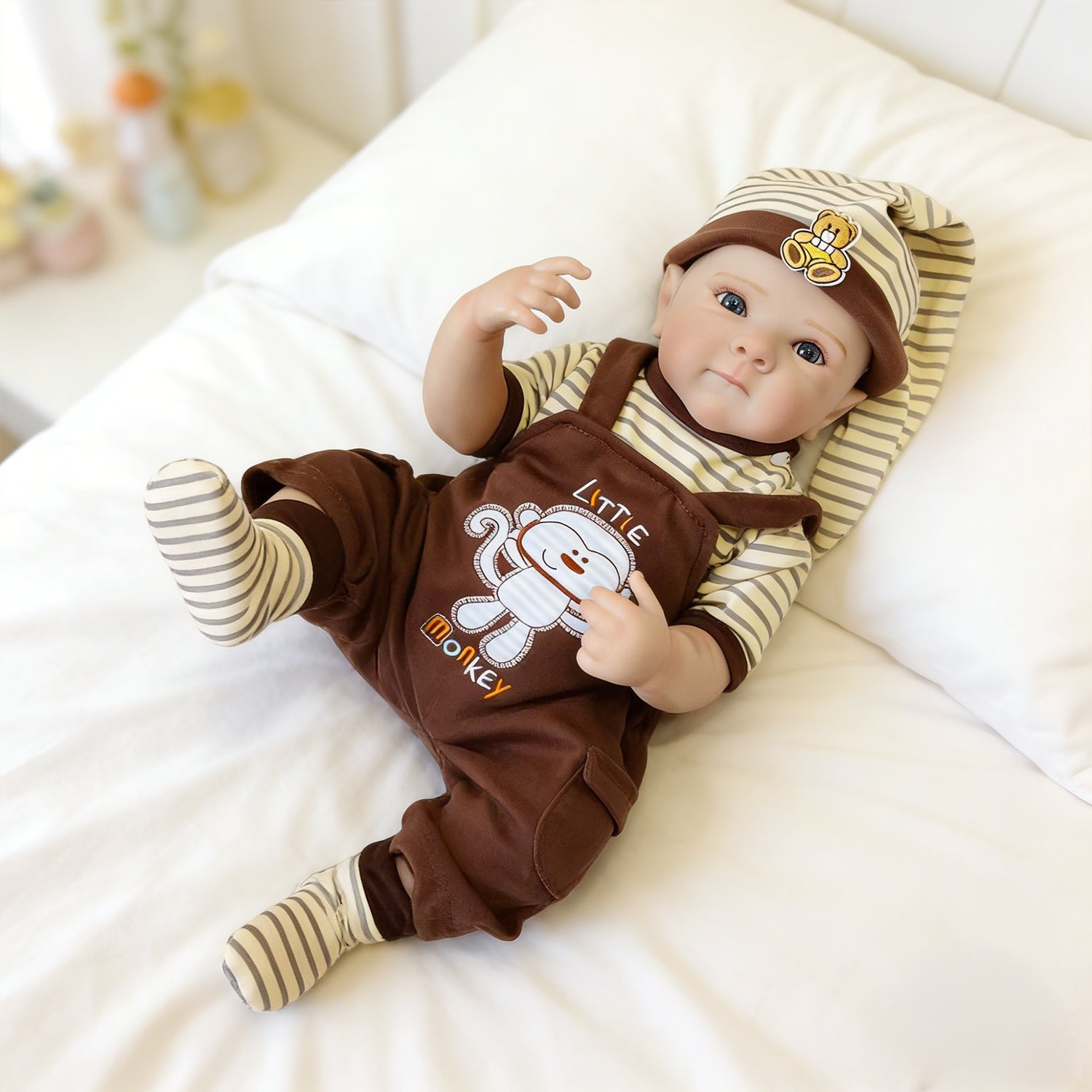 Lalka Reborn Winylowa Rodrigo – 45 cm