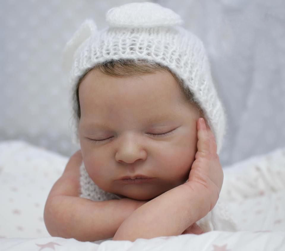 Lalka Reborn Auxiliadora 48 cm Dziewczynka | Winyl i Tkanina