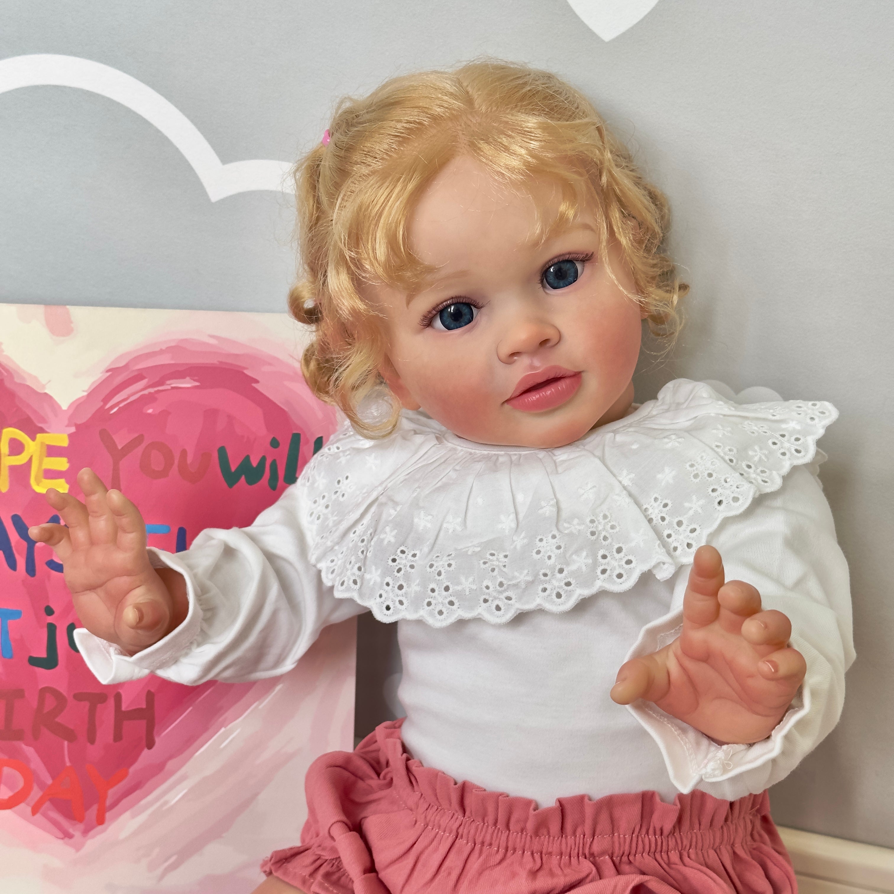 Bébé Reborn en Silicone Camelia – 65 cm, avec Son detail image 2