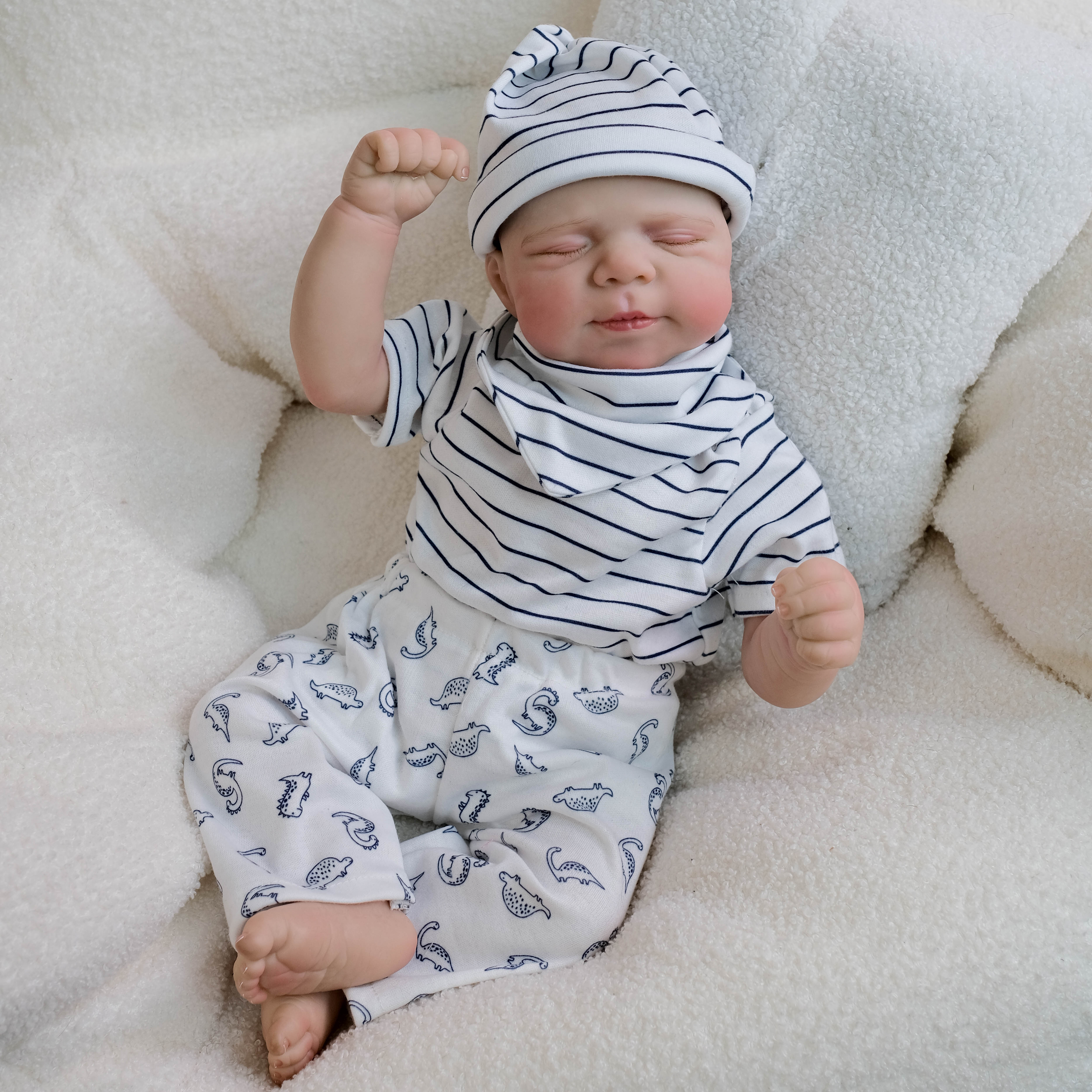 Lalka Reborn Winylowa Borja – 45 cm detail image 4