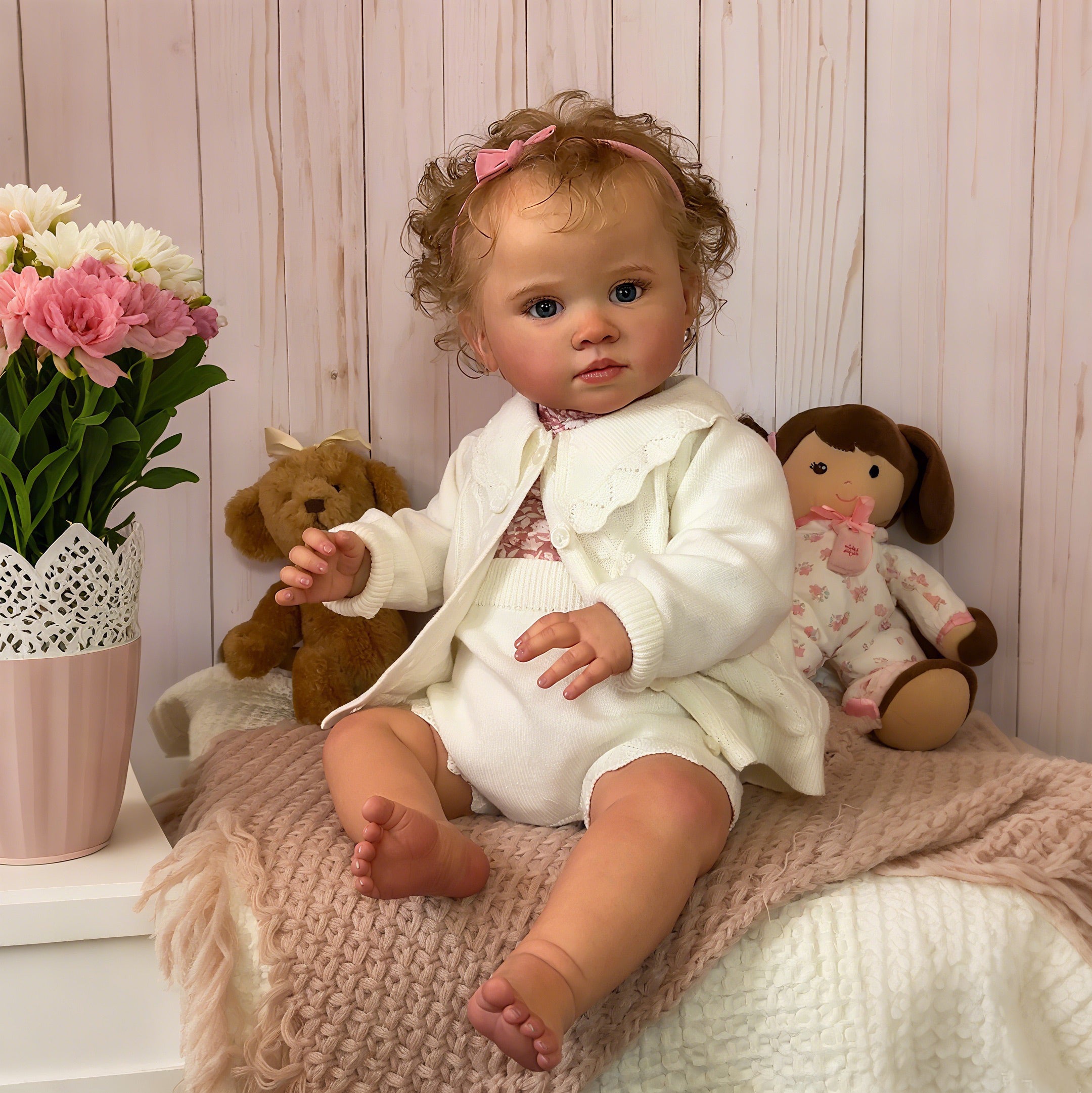 Bambola Reborn Miguel – 55 cm, con Suono detail image 9