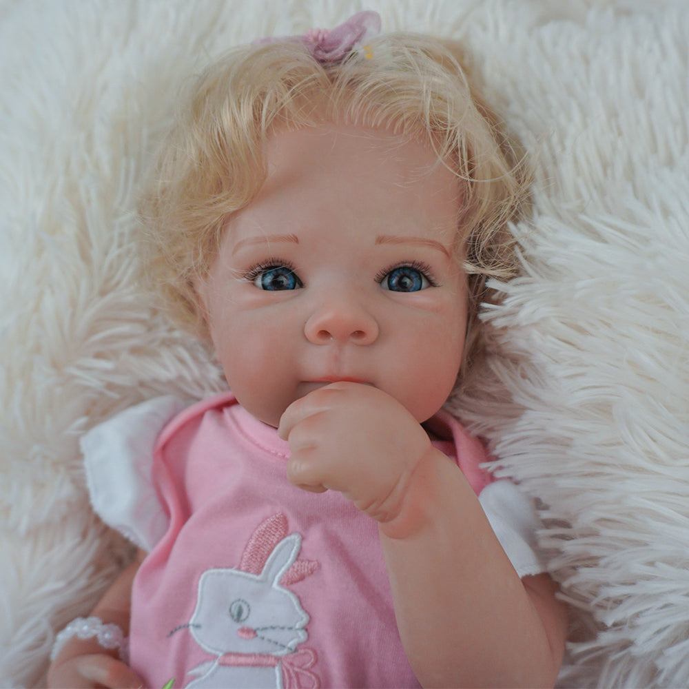 Lalka Reborn Leticia – 45 cm, z dźwiękiem detail image 2