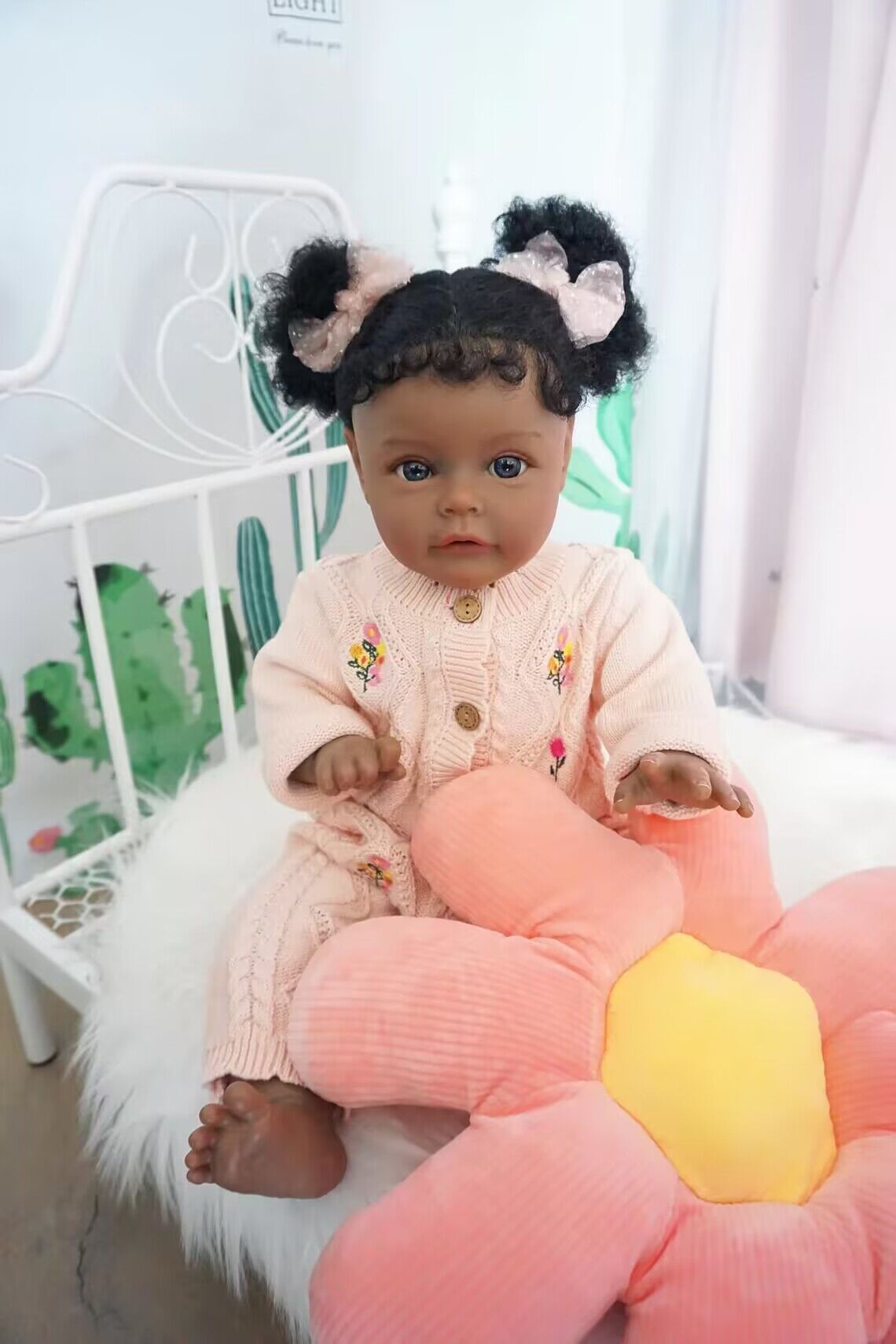 Lalka Reborn Silikonowa Montserrat – 60 cm, z Dźwiękiem
