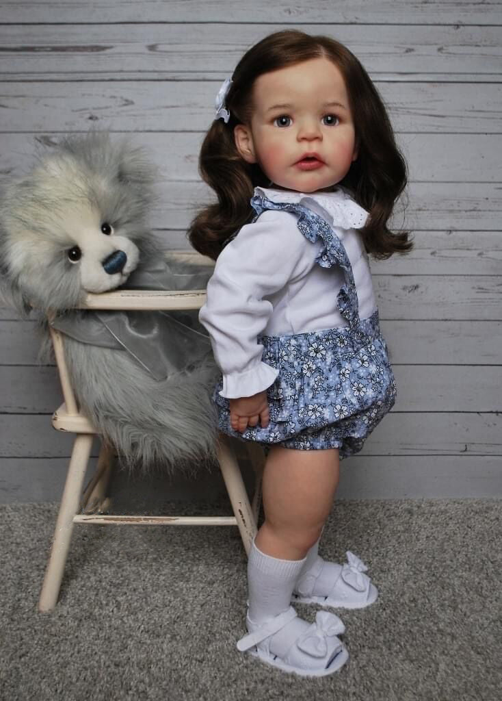 Lalka Reborn Winylowa Hilario – 60 cm, z Dźwiękiem