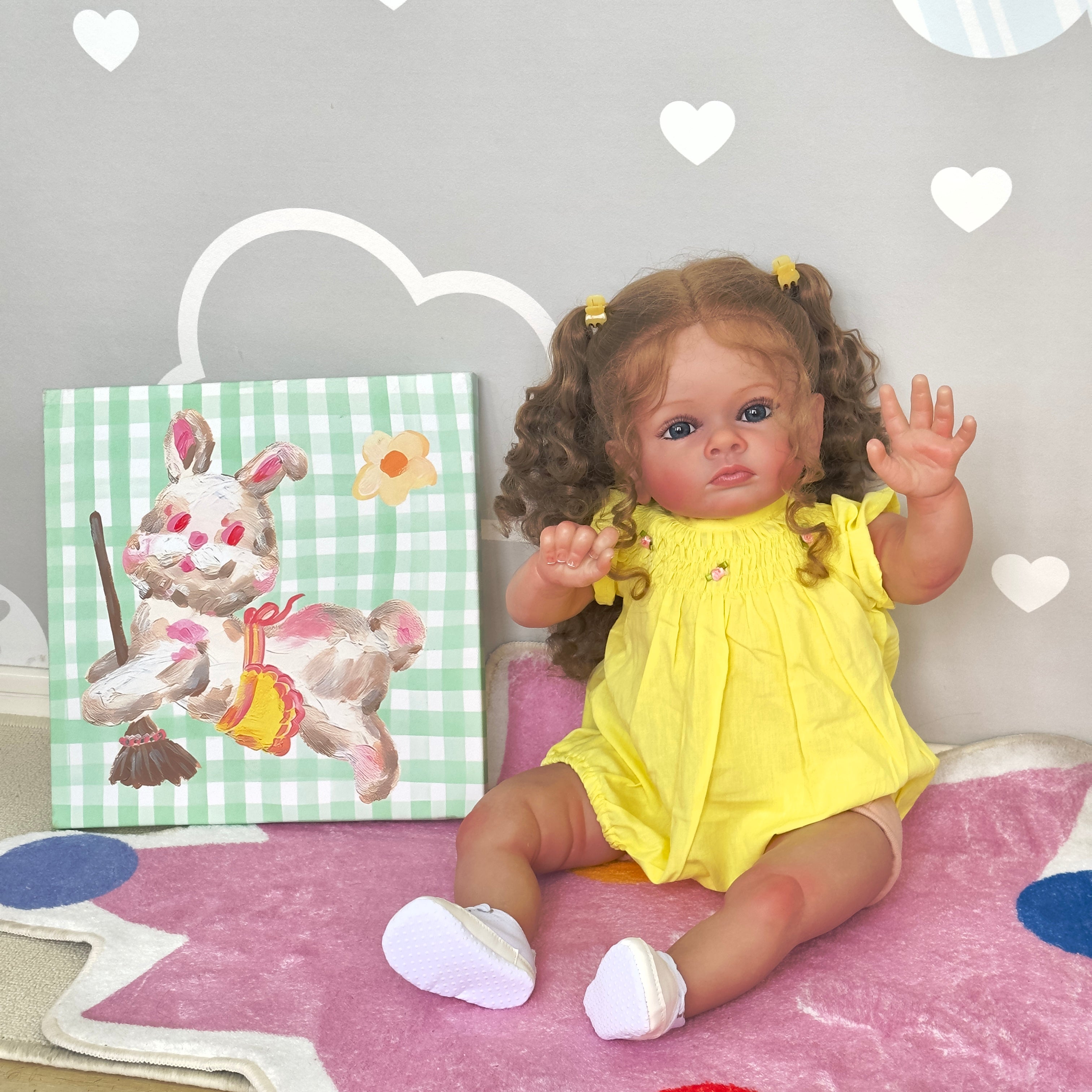 Bebé Reborn de Vinilo Milena – 58 cm, con Sonido