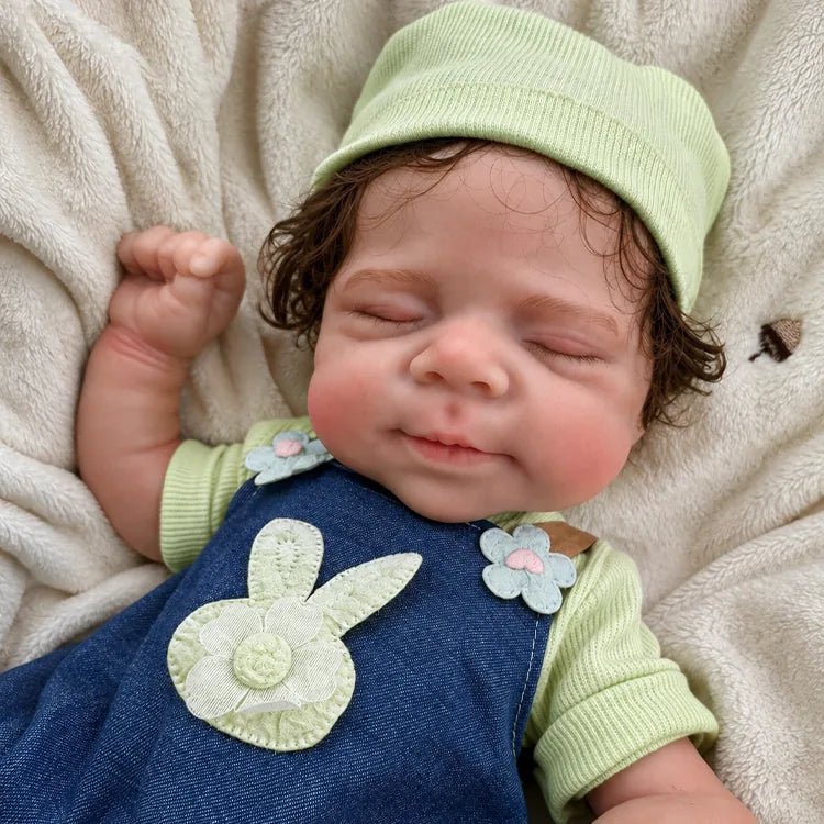 Bebé Reborn de Silicona Completa Mateo – 45 o 50 cm, Pelo Implantado detail image 2