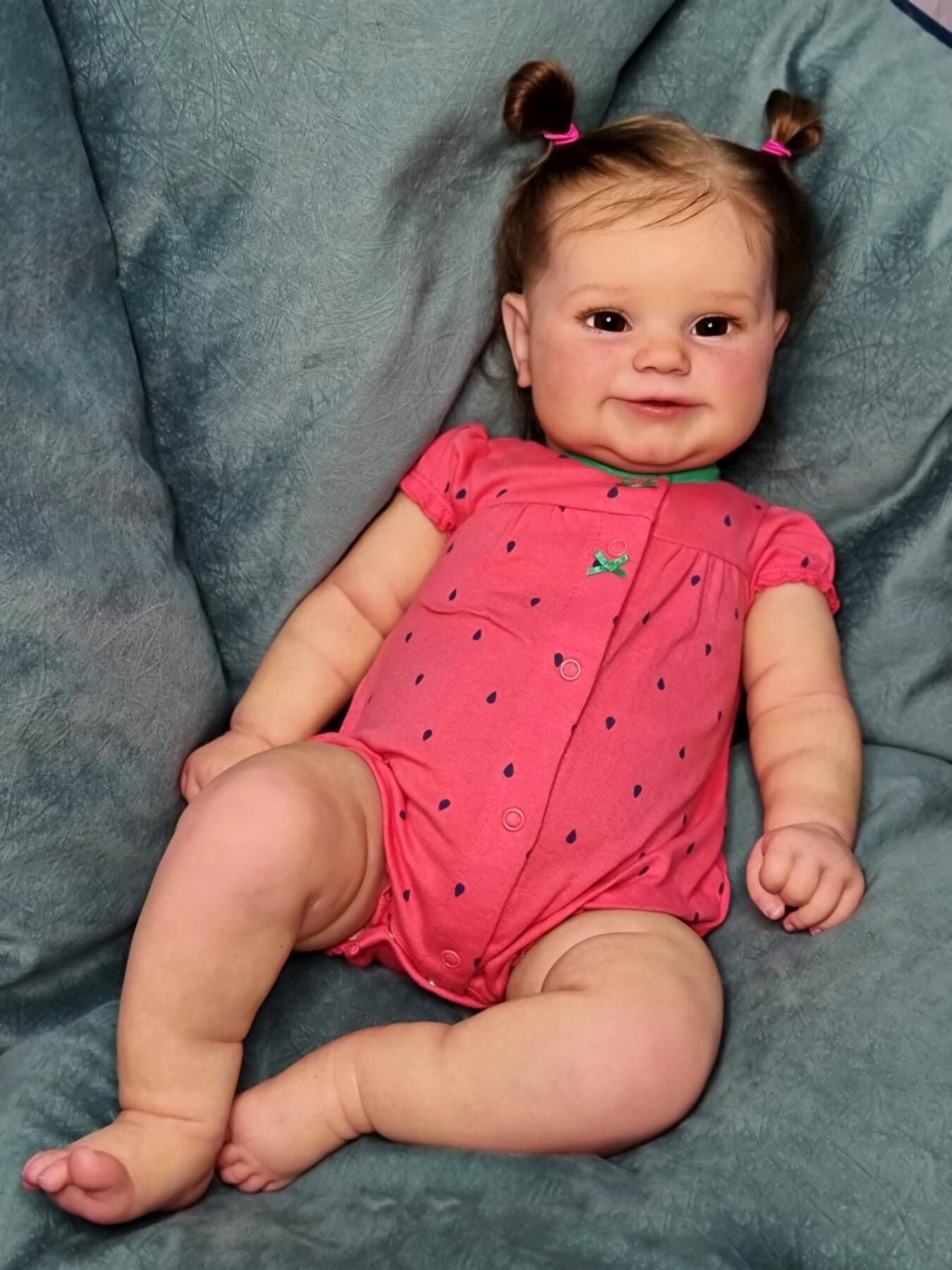 Lalka Reborn Cloe – 60 cm, z dźwiękiem