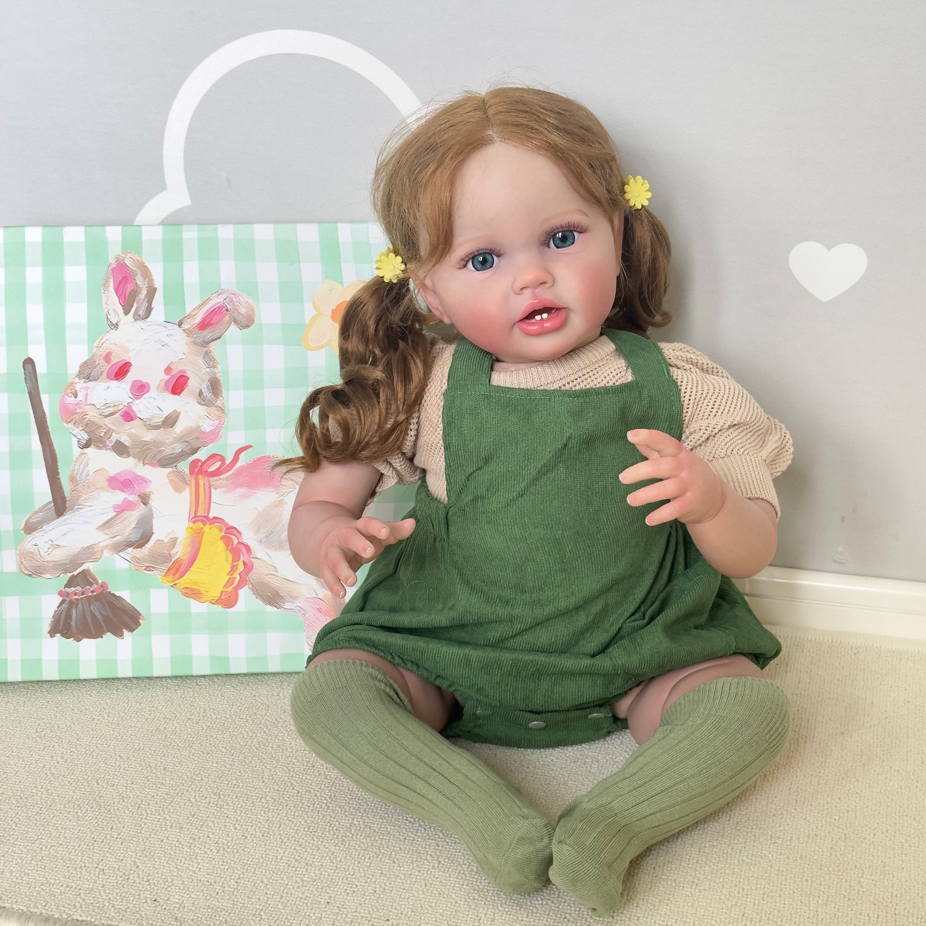 Lalka Reborn Winylowa Óscar – 60 cm, z dźwiękiem