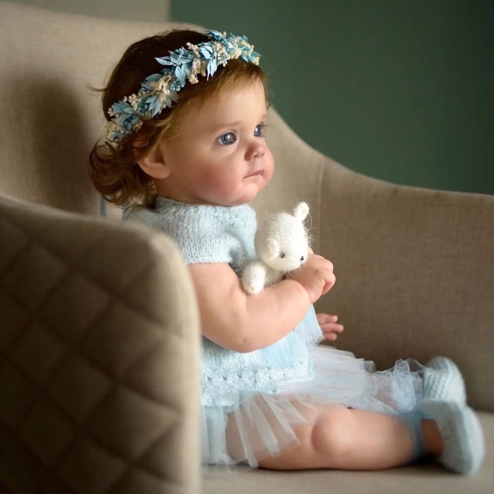 Bébé Reborn en Silicone Febe – 60 cm, avec Son detail image 4
