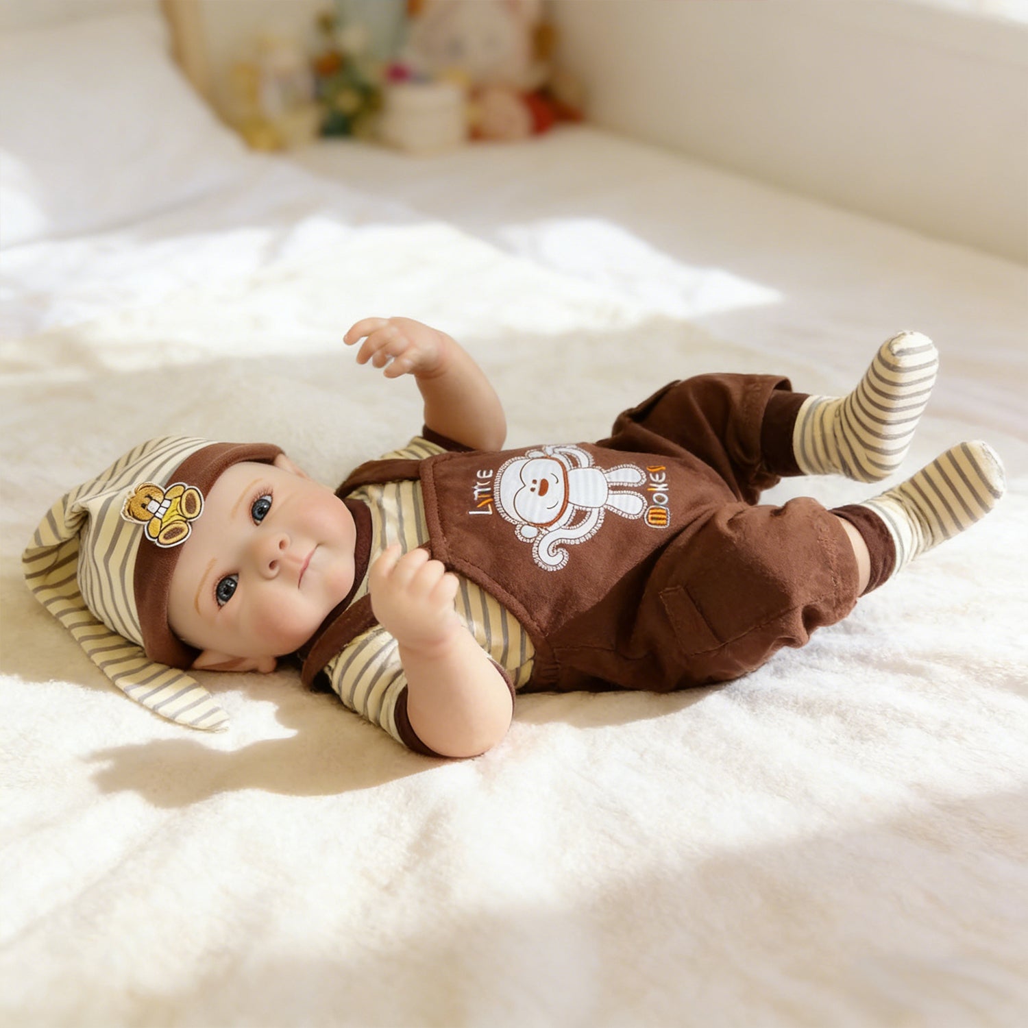 Lalka Reborn Winylowa Rodrigo – 45 cm detail image 4