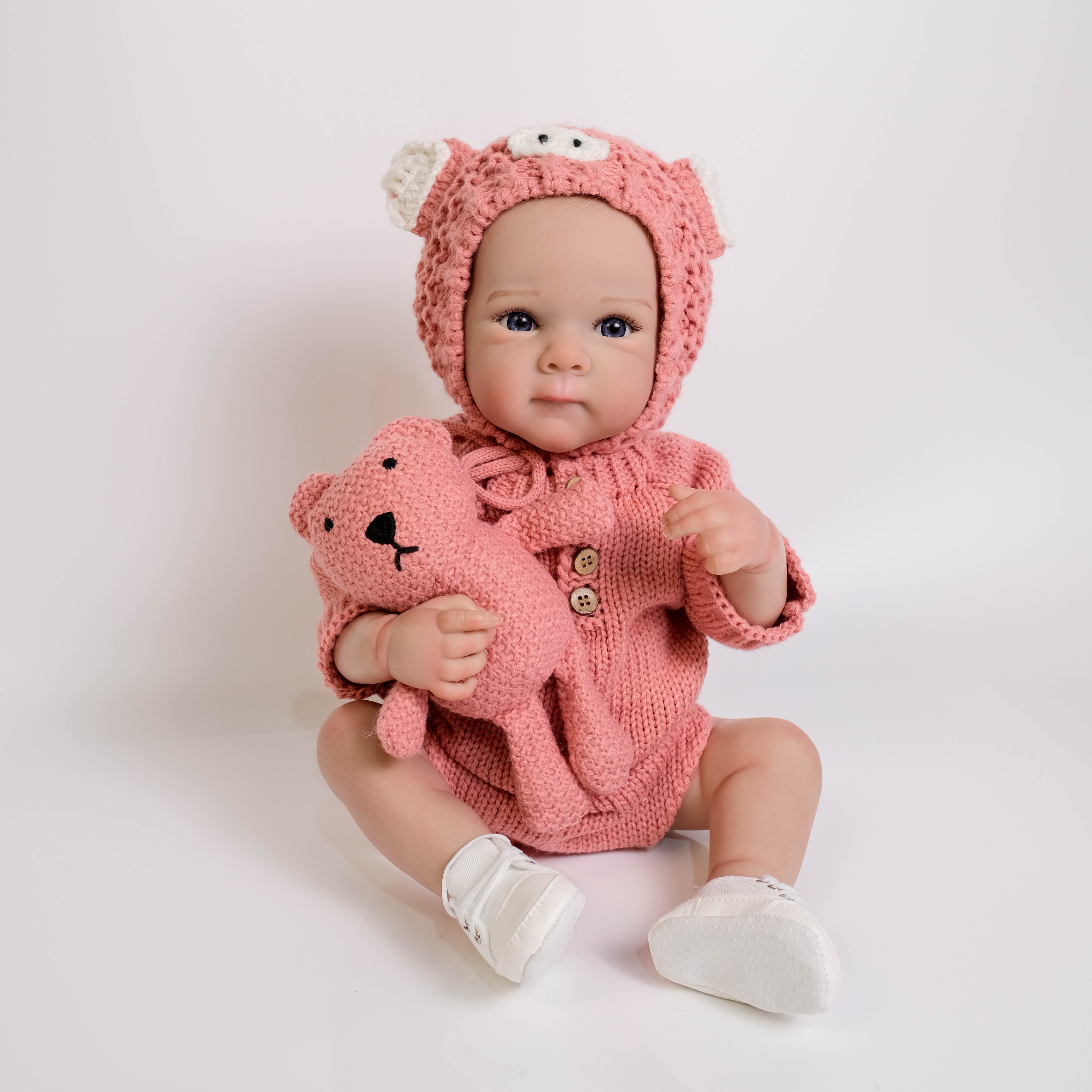 Bambola Reborn Estela in Silicone – 45 cm detail image 5