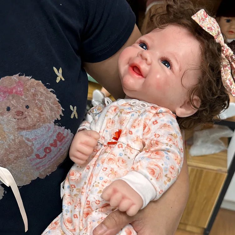 Bebé Reborn de Silicona Completa Martina – 45 o 50 cm, Pelo Implantado detail image 1